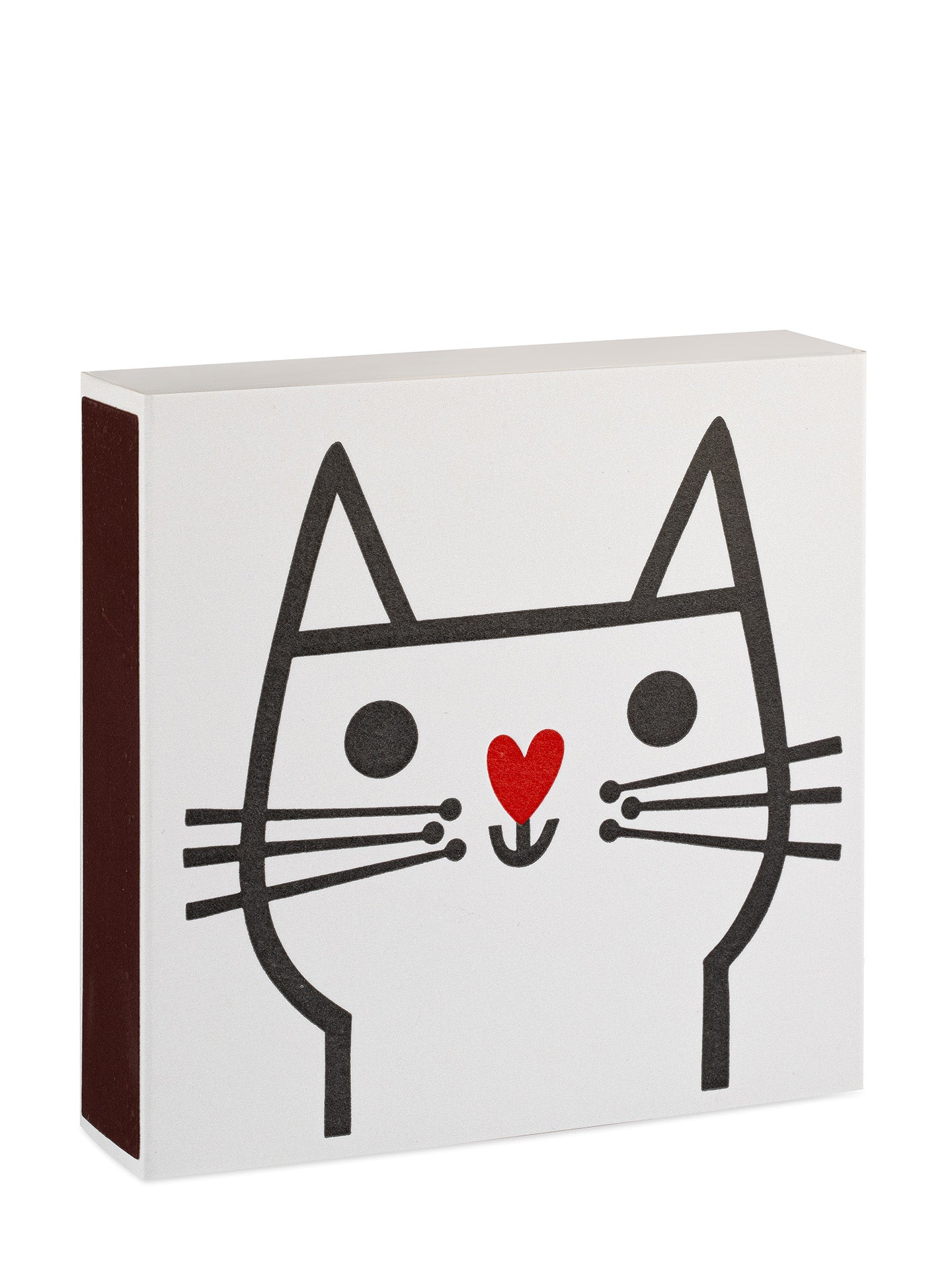 Cat heart nose matches by Jane Foster