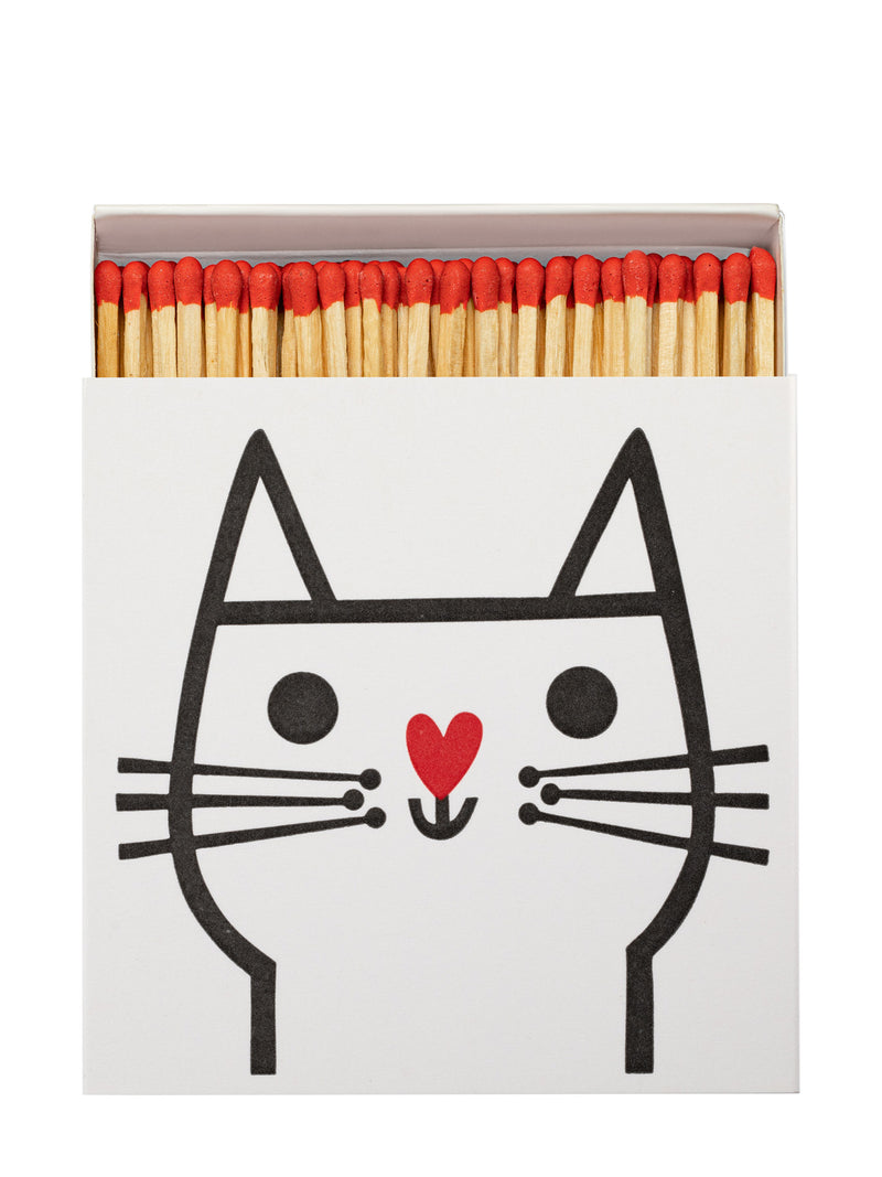 Cat heart nose matches by Jane Foster