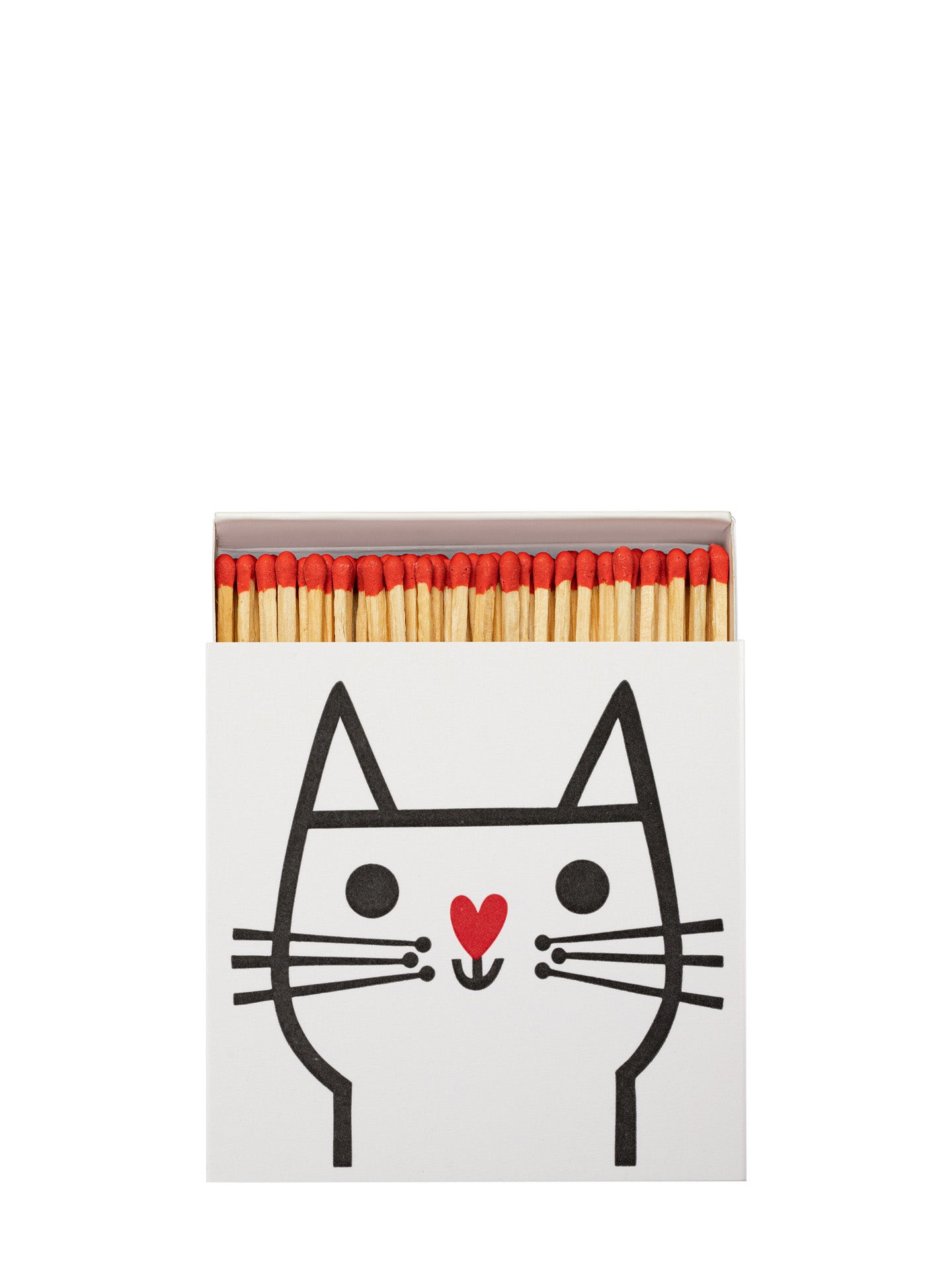 Cat heart nose matches by Jane Foster