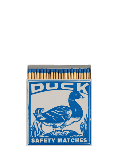 Duck matches, blue