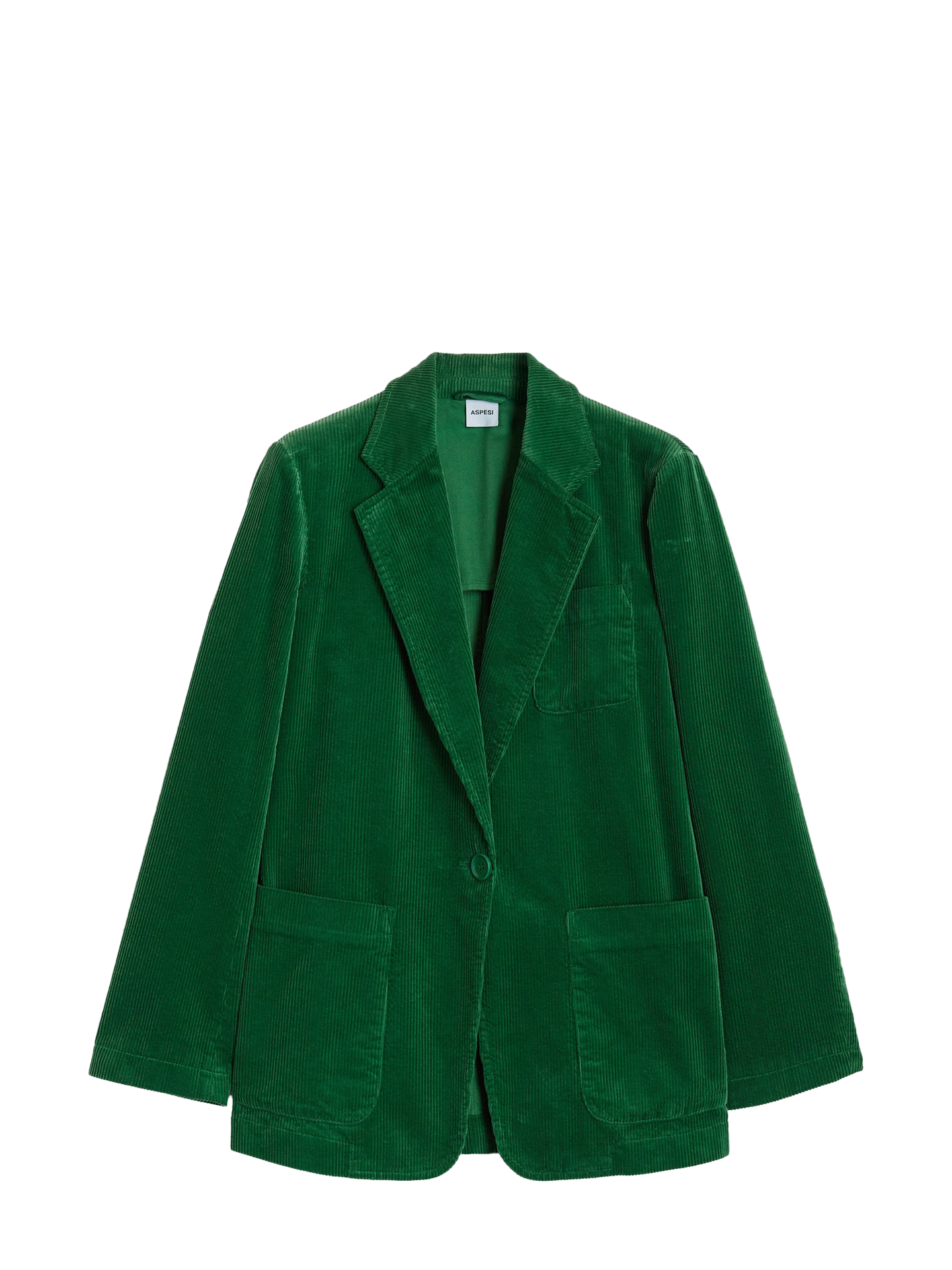 Velvet jacket, emerald green