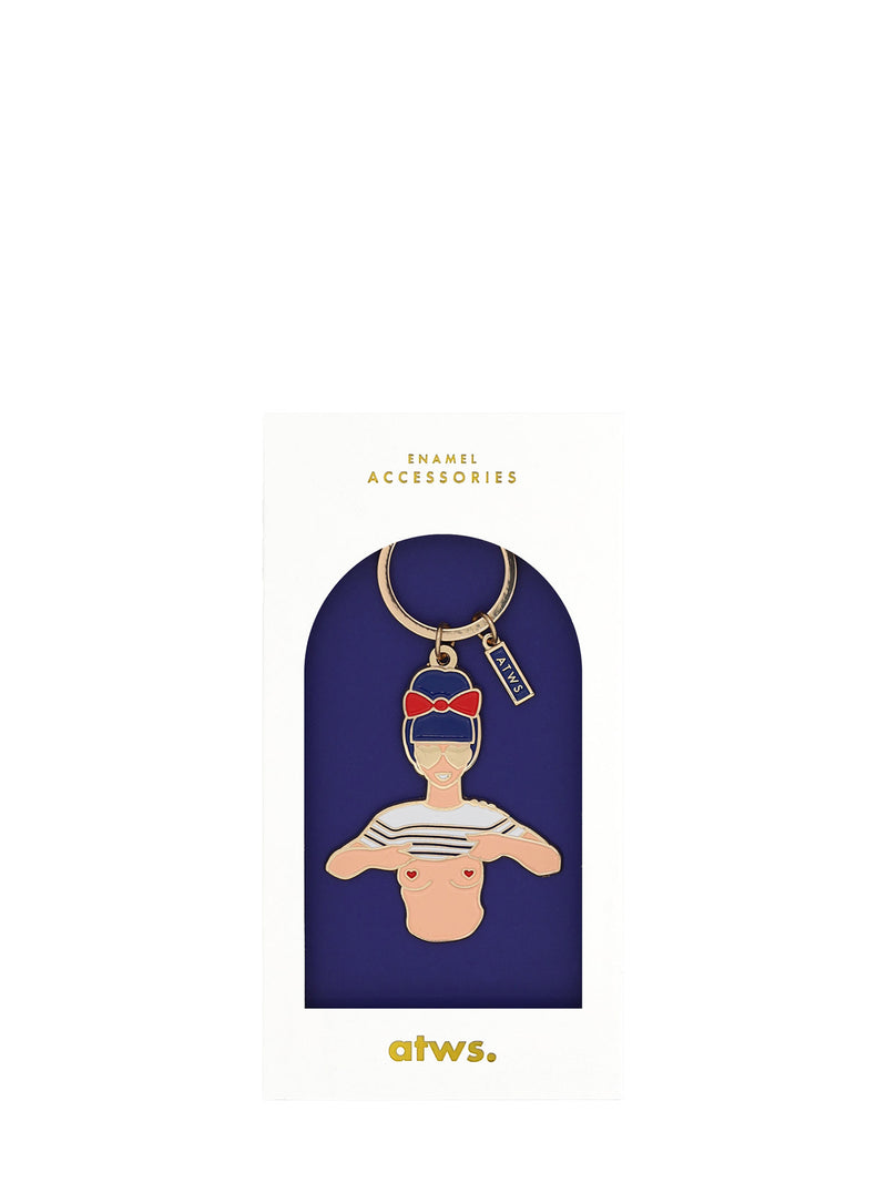 Sexy girl keychain