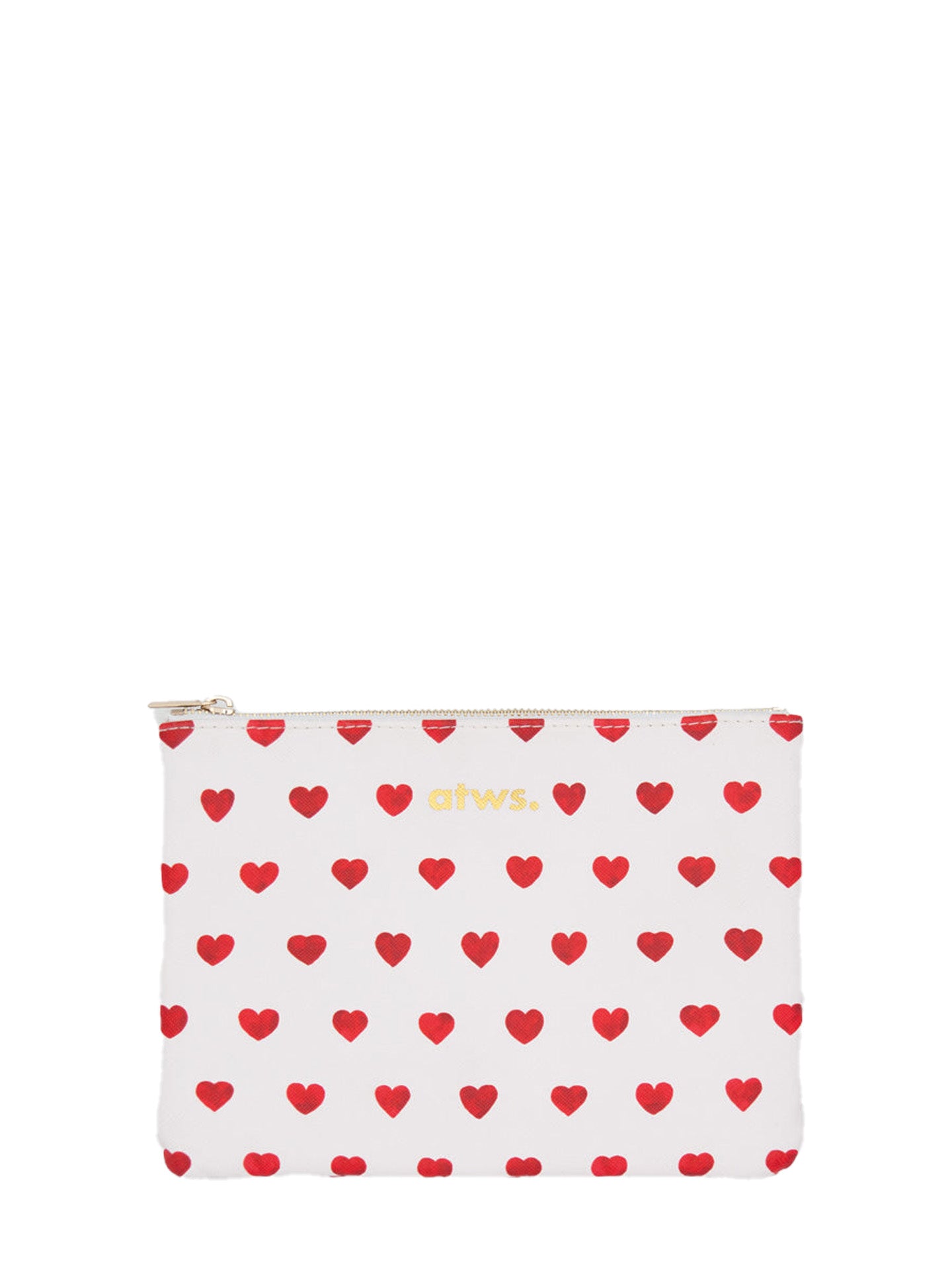 Red heart pouch
