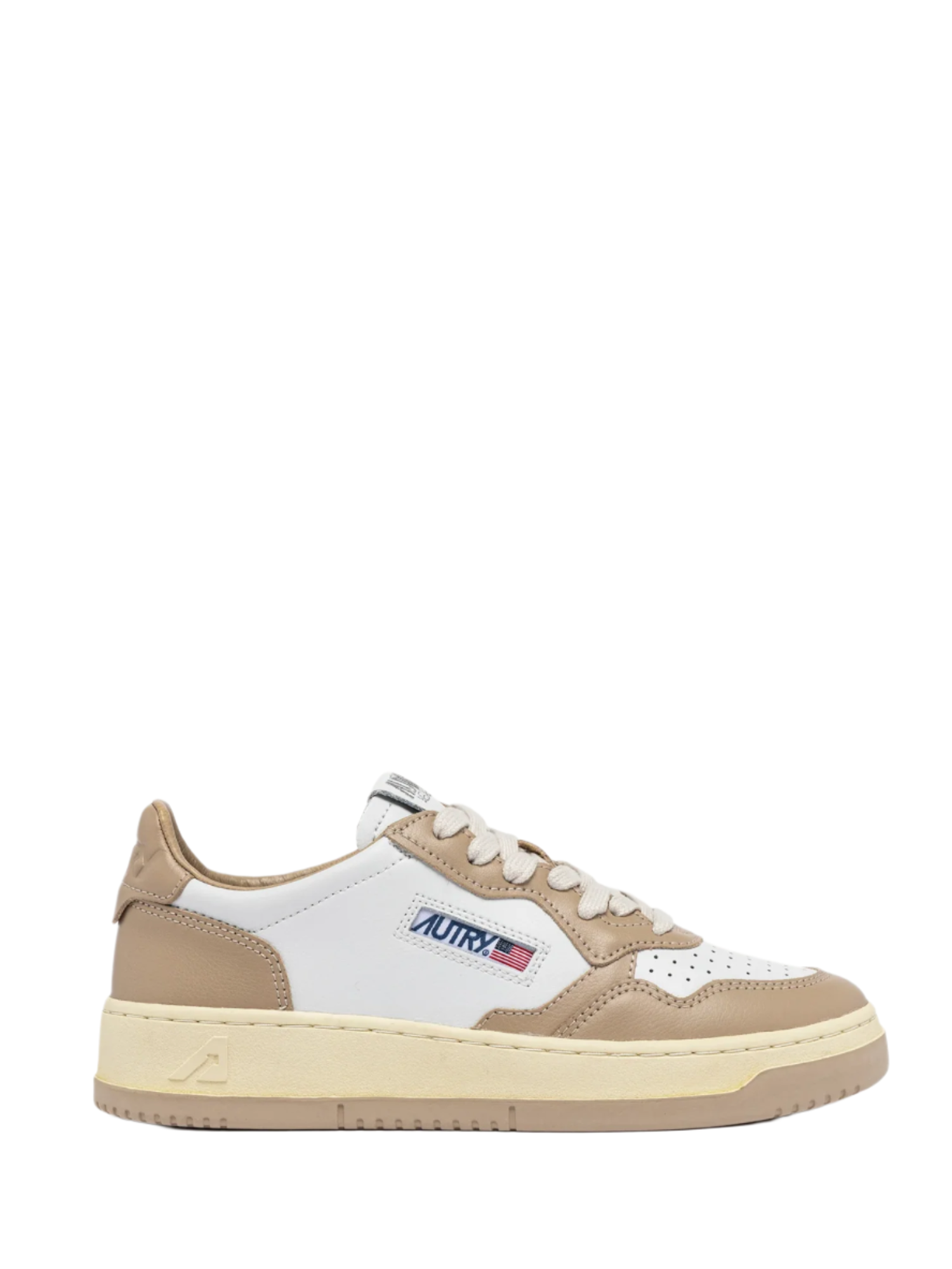 Medalist Low Bicolor Sneakers, white-pepper