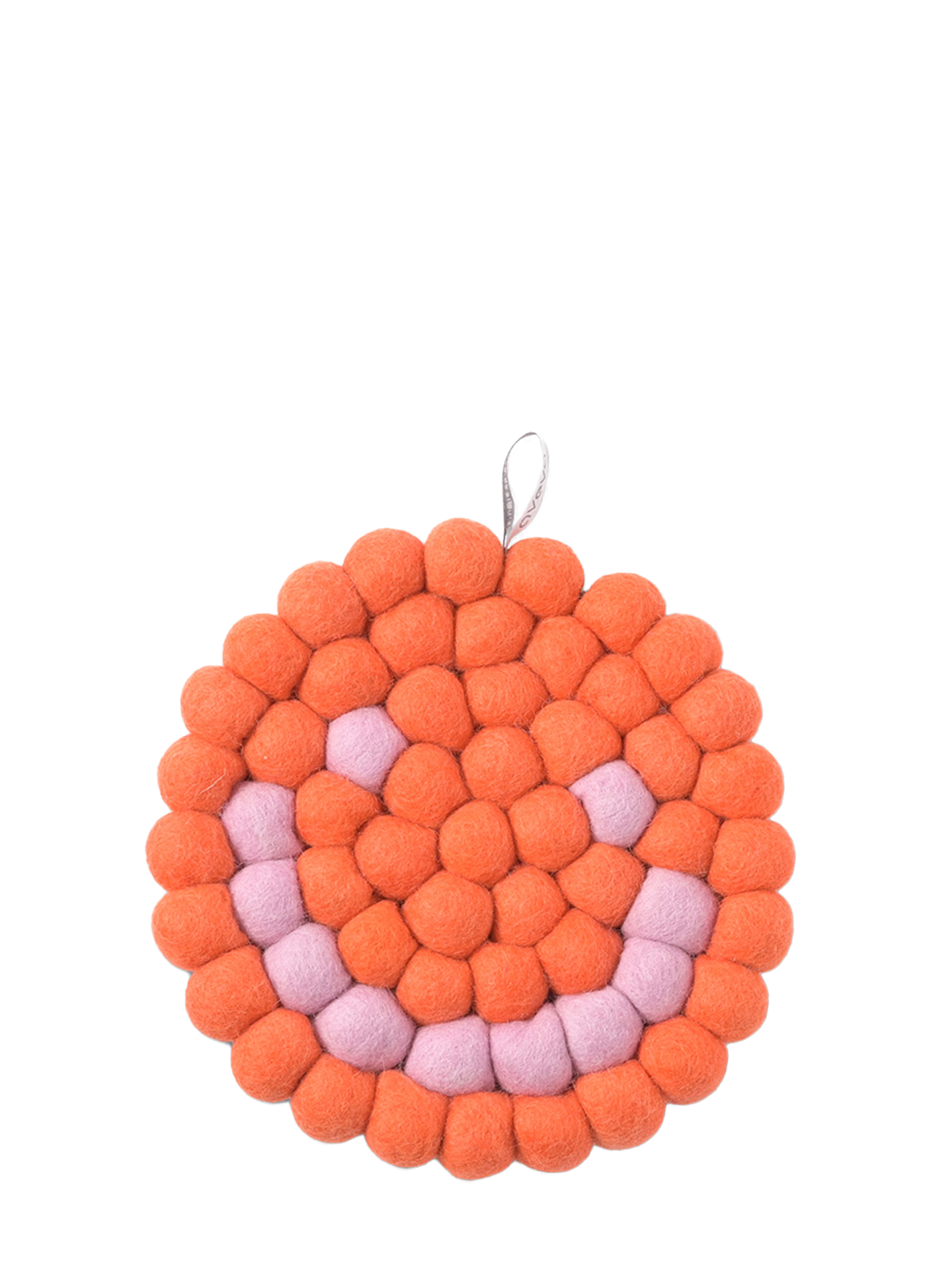 Smiley Grapefruit Round Trivet
