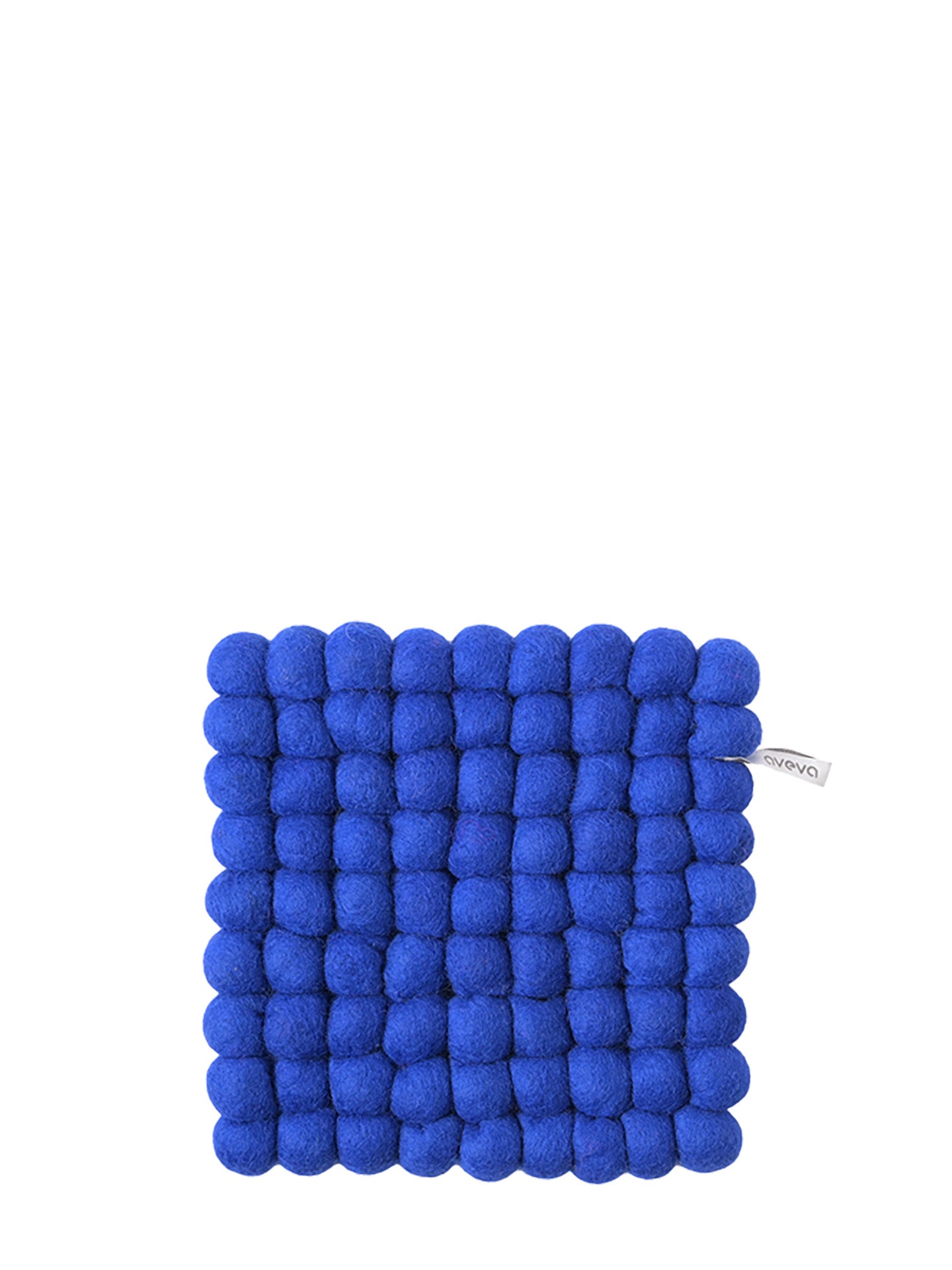 Square trivet, electric-blue