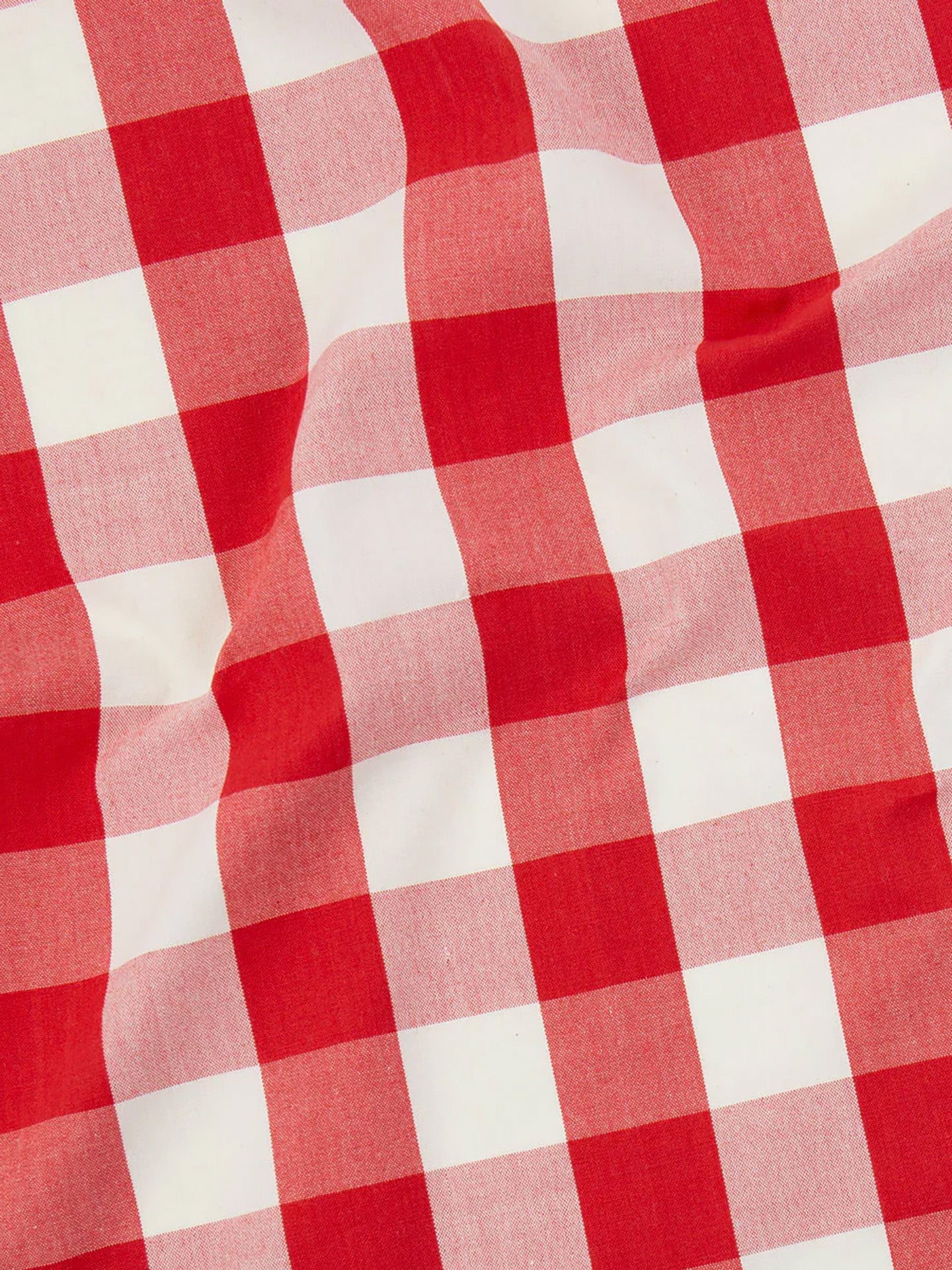 Noel gingham kitchen towel, red/off-white
