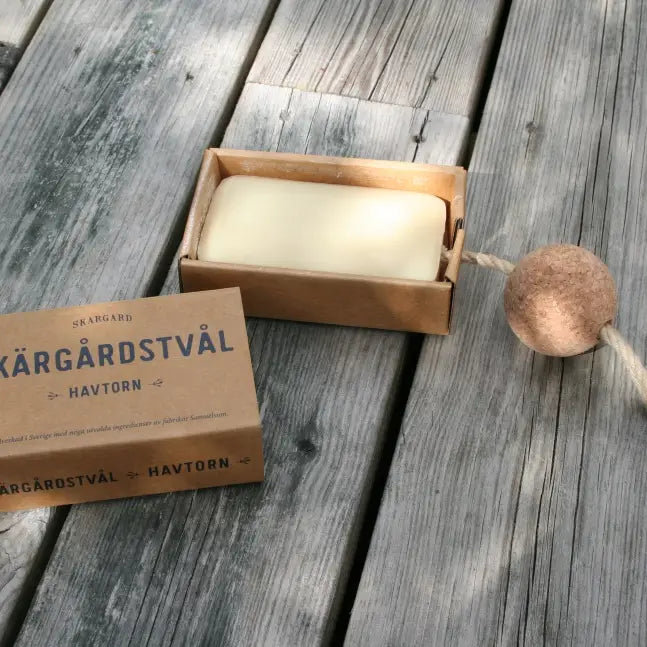 Havthorn soap bar on cork float