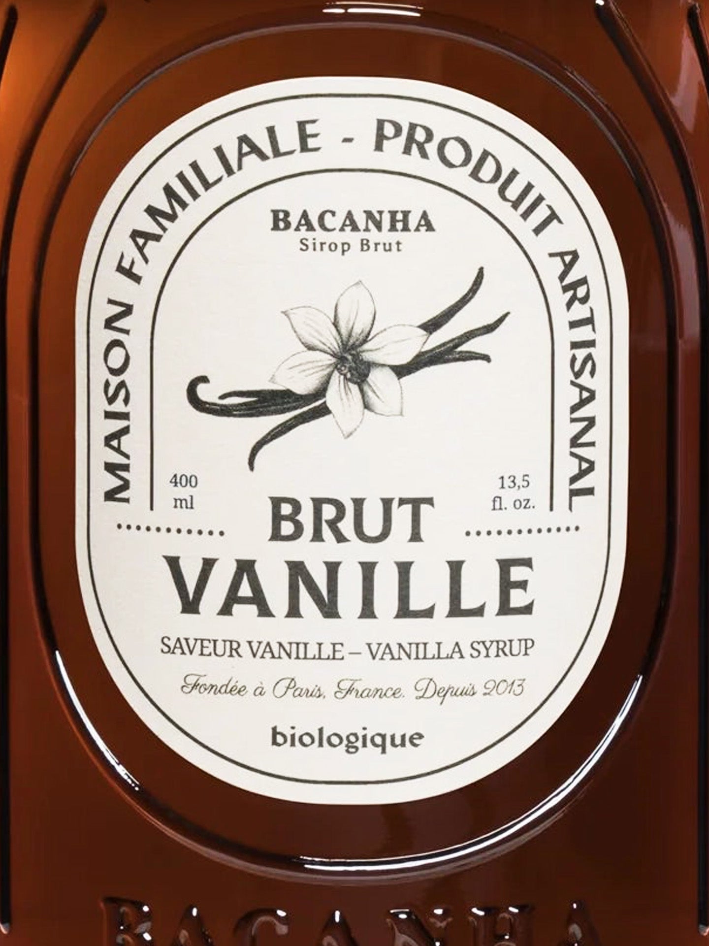 Organic Vanilla Syrup (400ml)