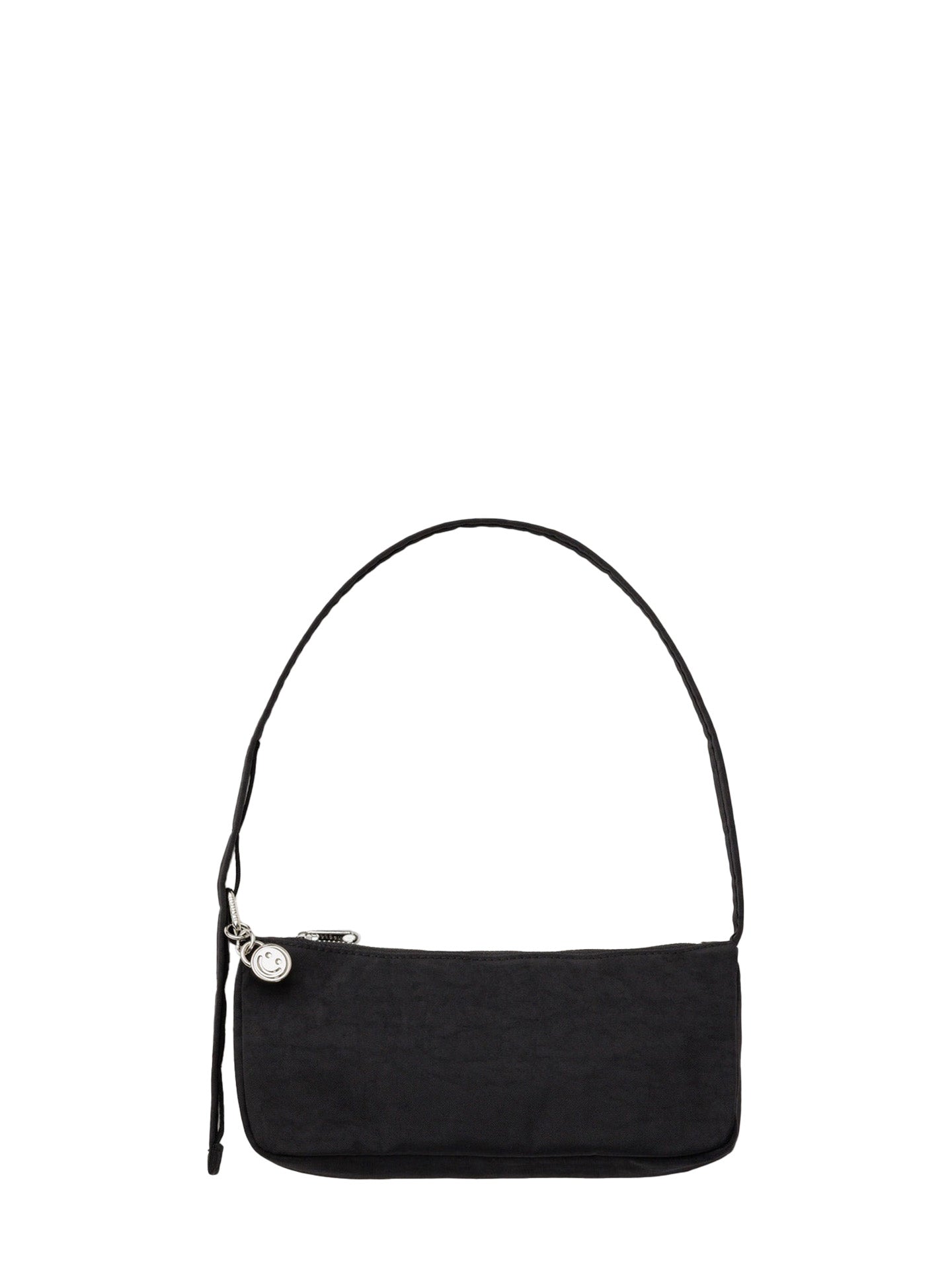 Nylon pochette handbag, black