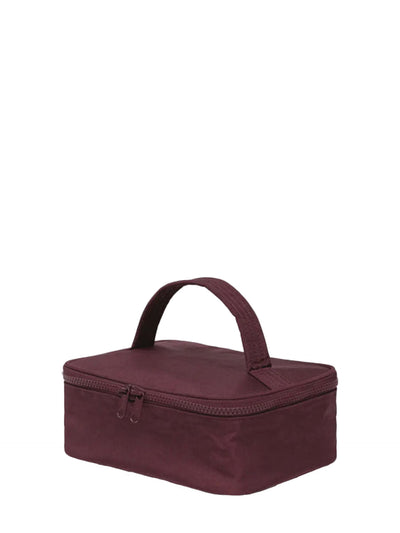 Small cosmetic case, mahogany brown