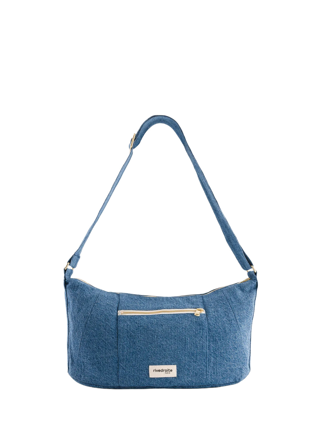 Mini Charlot bag, stone washed denim
