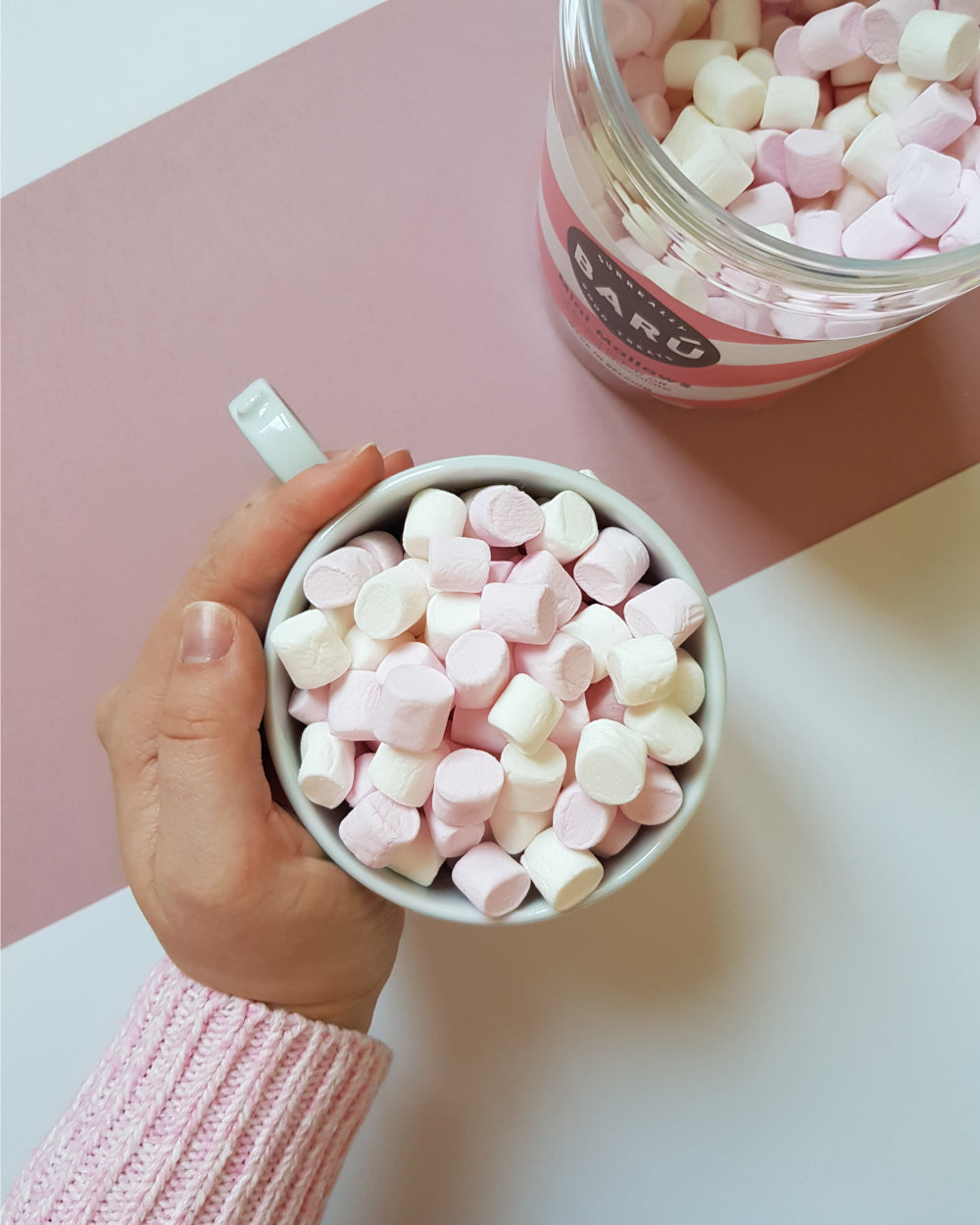 Mini Marshmallows Pink & White (220g)