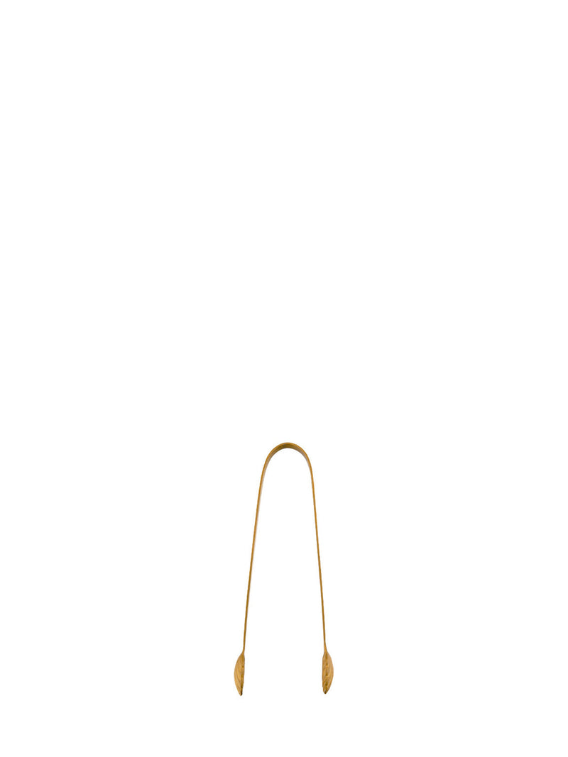 Extra small shell tongs, golden