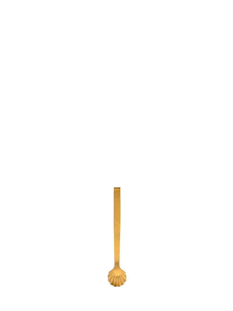 Extra small shell tongs, golden