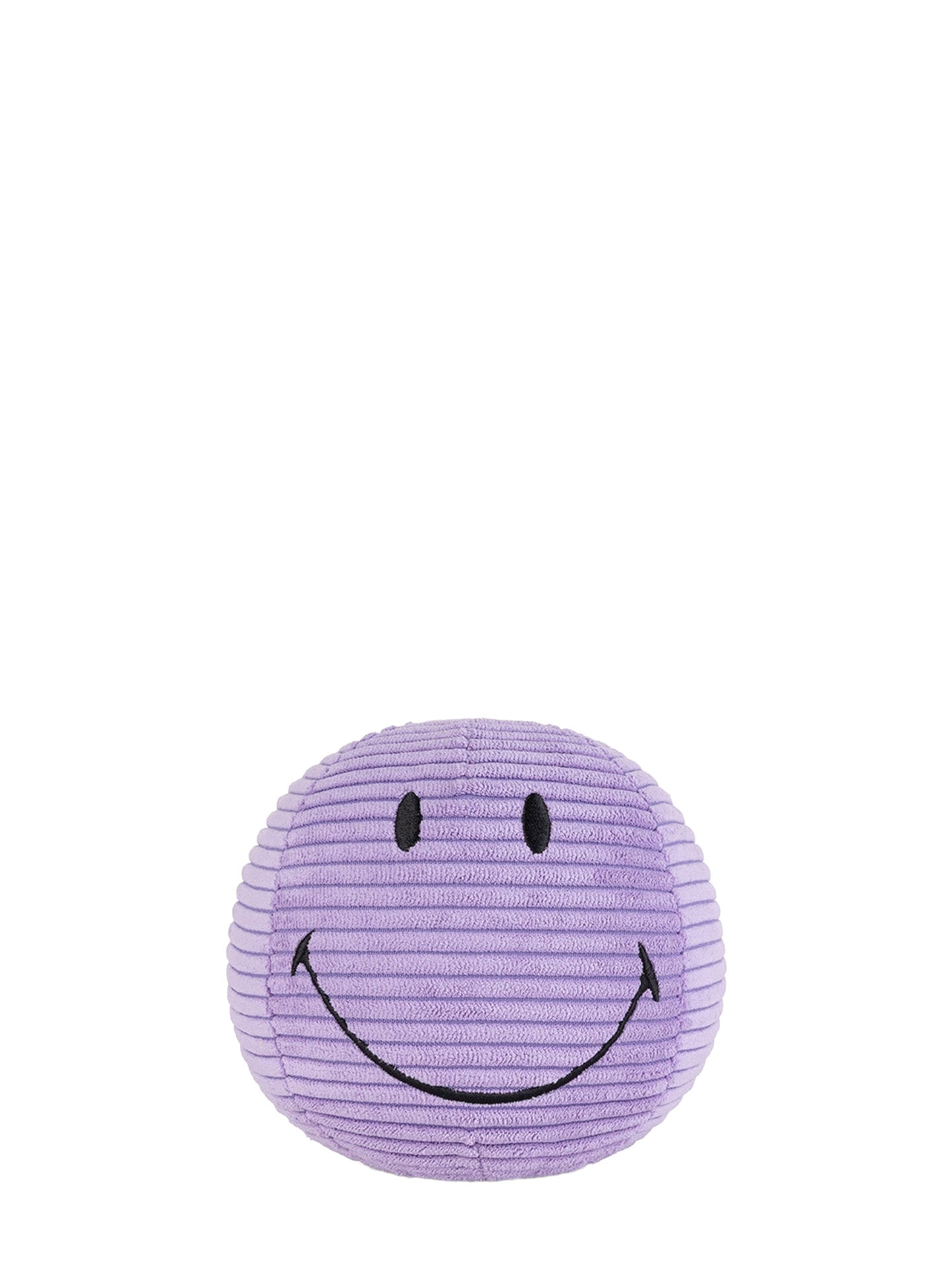 Smiley ECO corduroy soft toy, dark purple (13 cm)