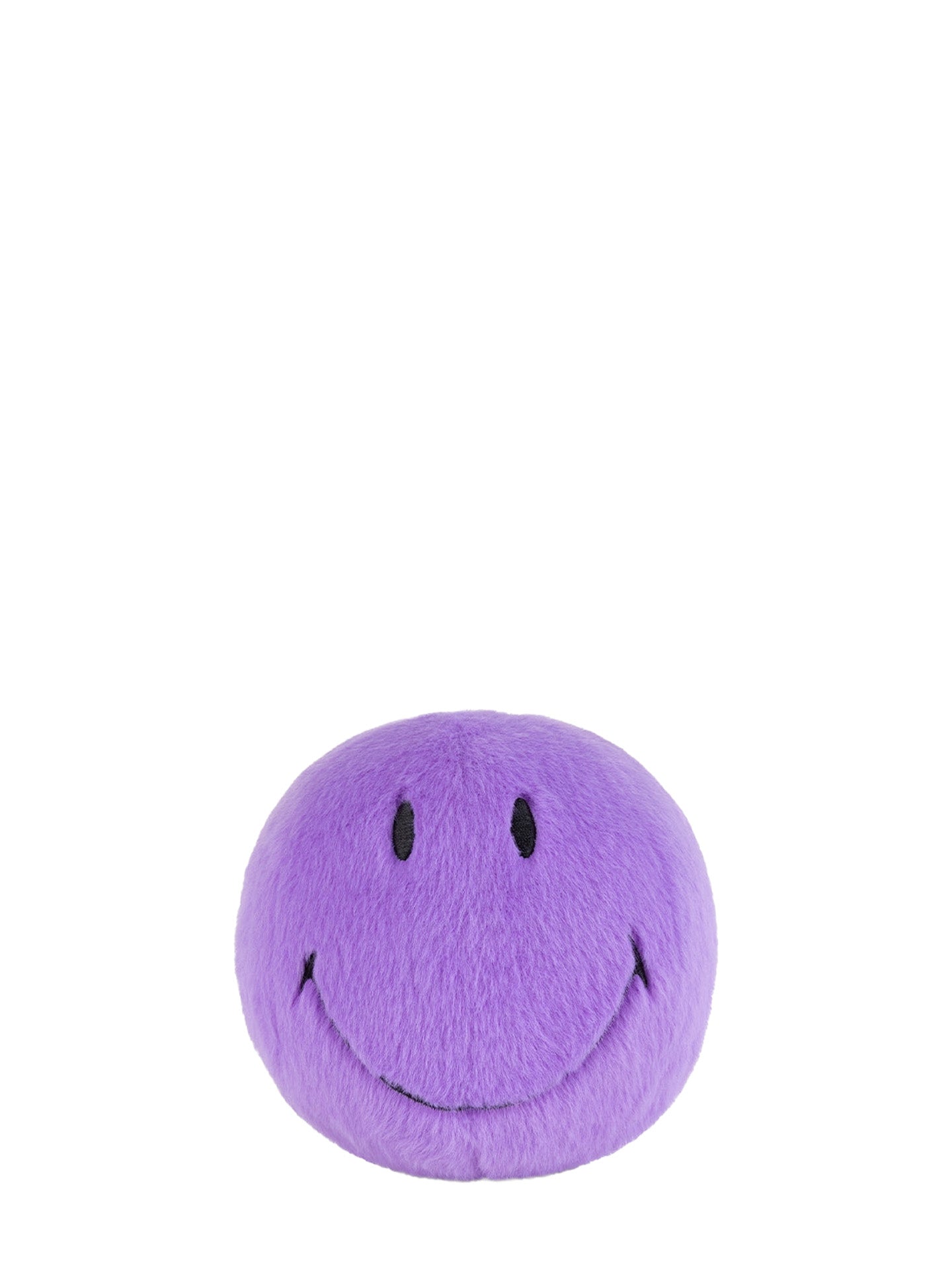 Smiley ECO fuzzy soft toy, purple (13 cm)