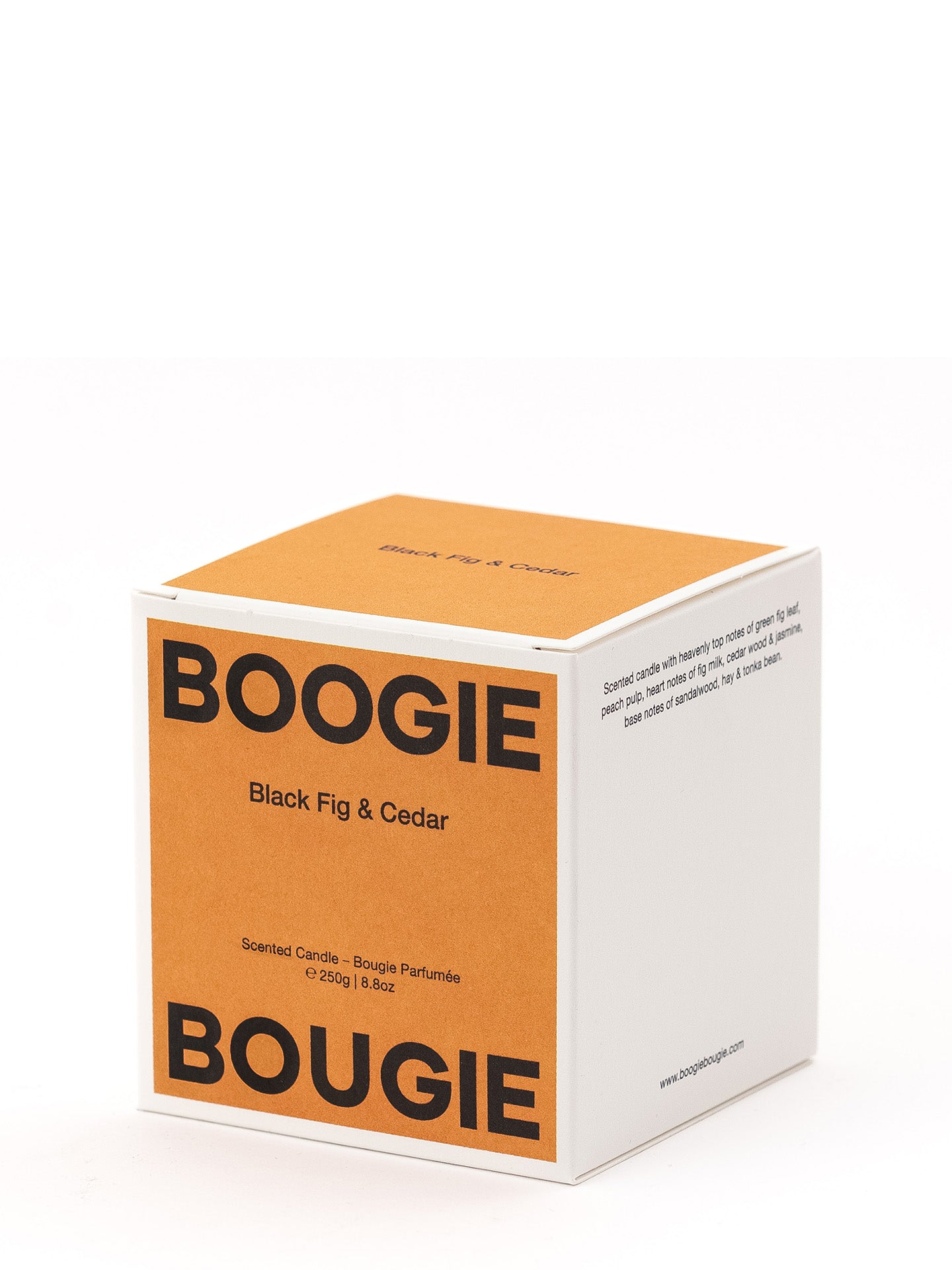 Black fig & cedar scented candle (250g)