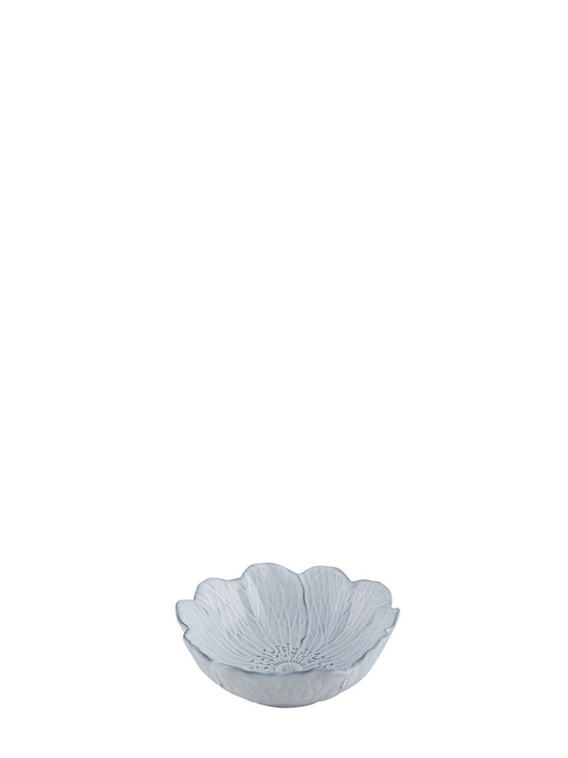 Decorative small bowl with floral design on a white background