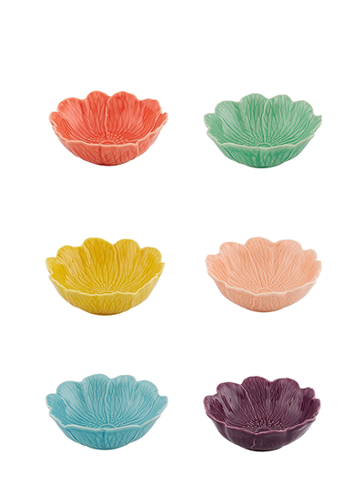 Large Flora bowl (17cm), 6 colours