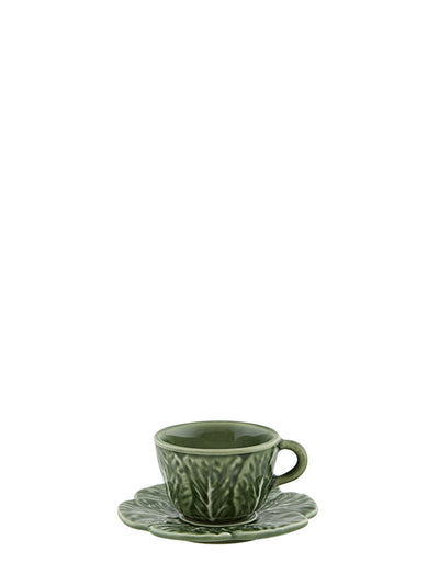 Cabbage coffee cup & saucer, green (150ml)