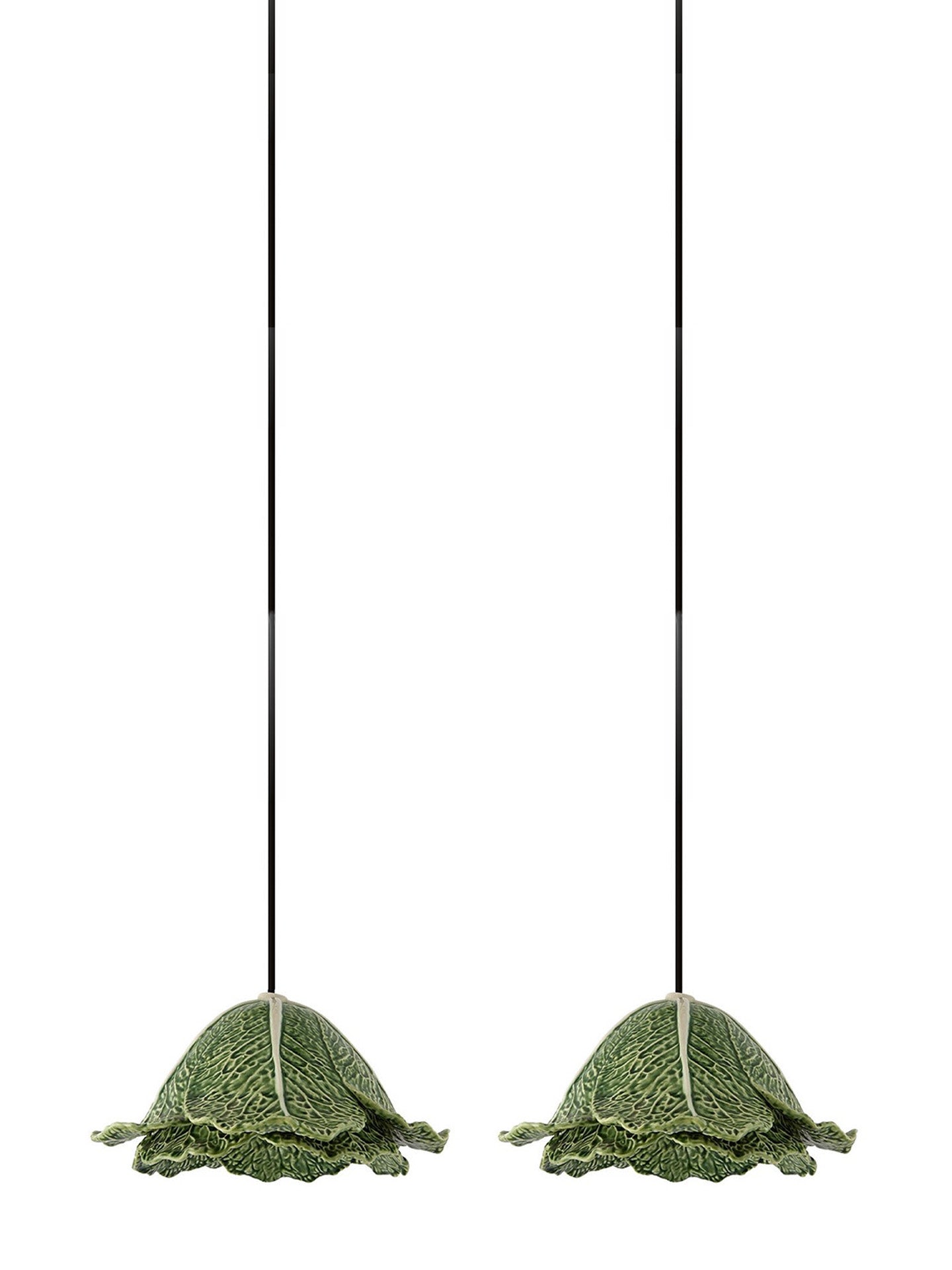 Cabbage Chandelier, green