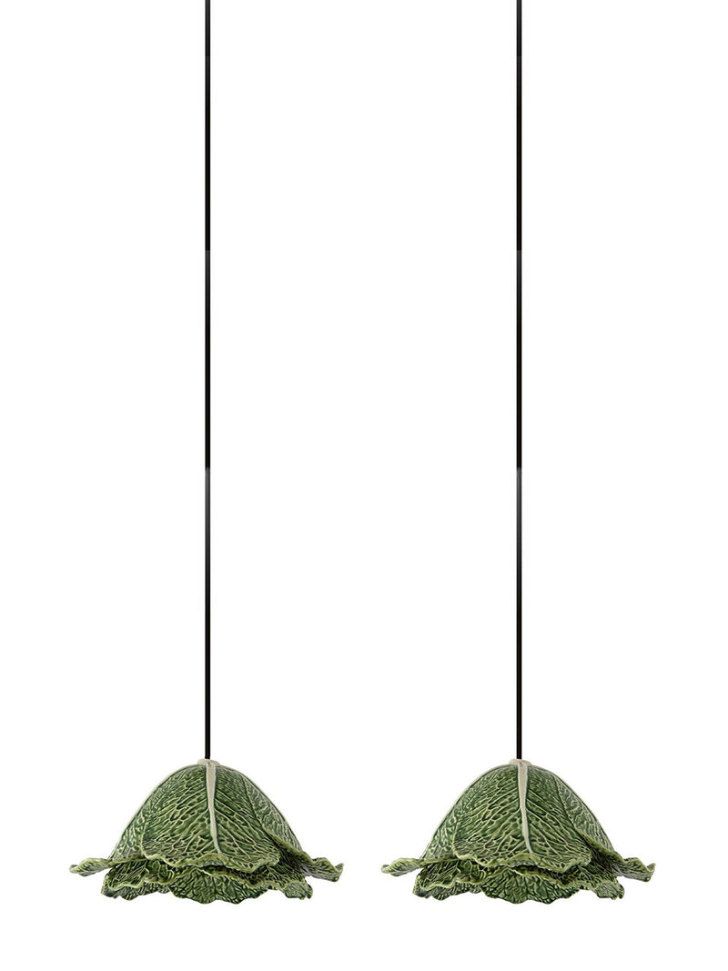 Cabbage Chandelier, green