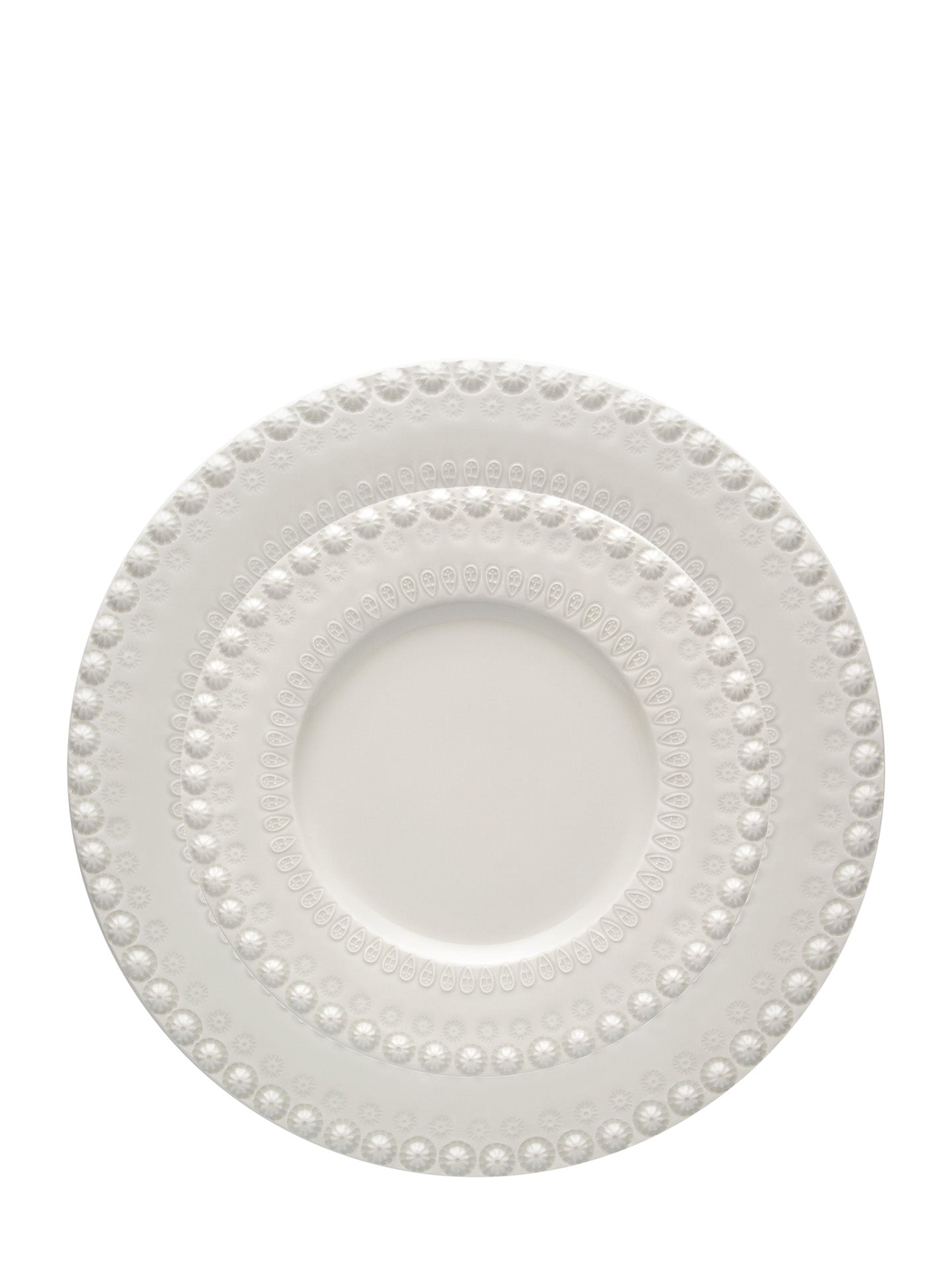 Fantasia fruit plate, pale grey