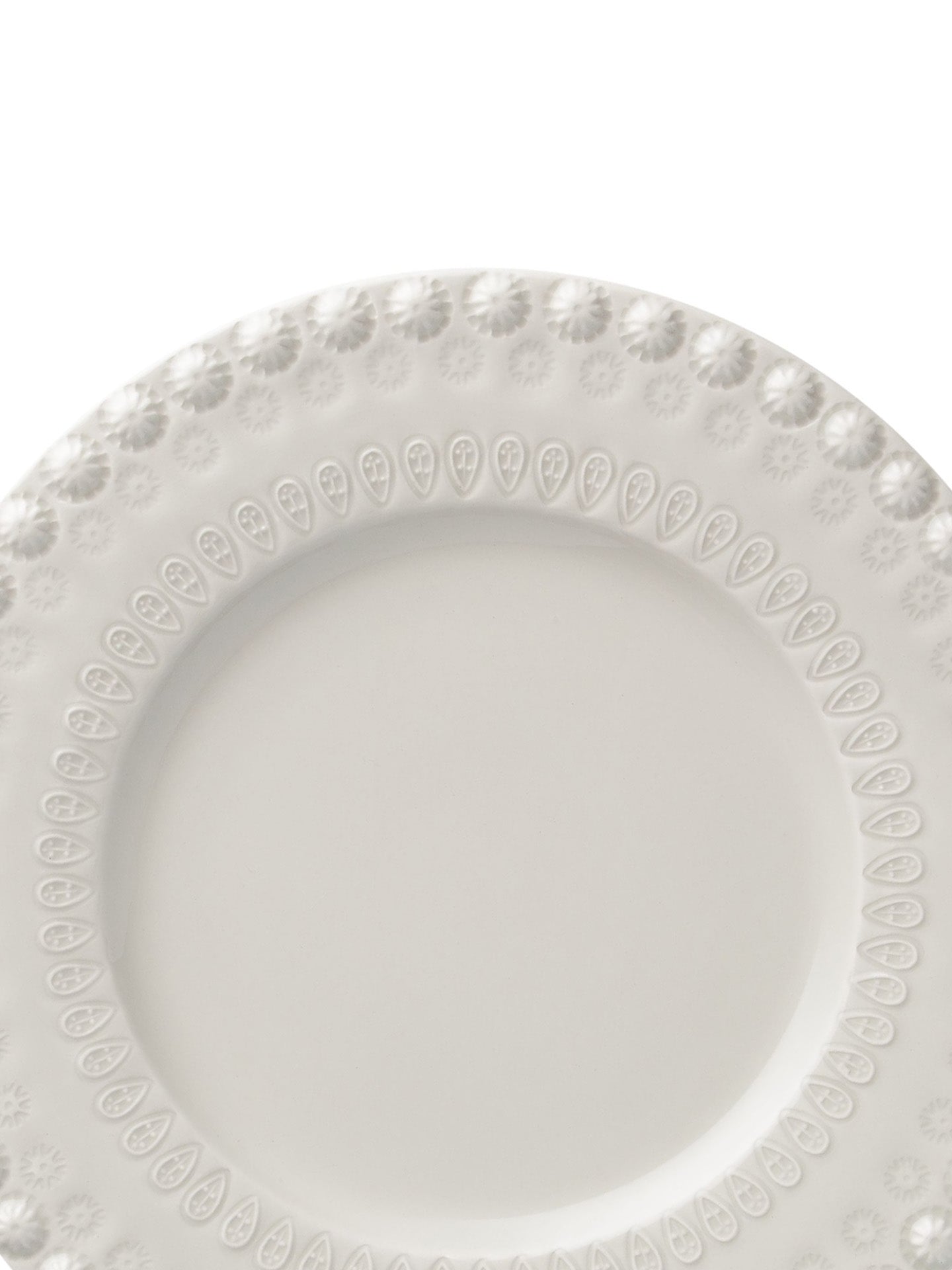 Fantasia fruit plate, pale grey