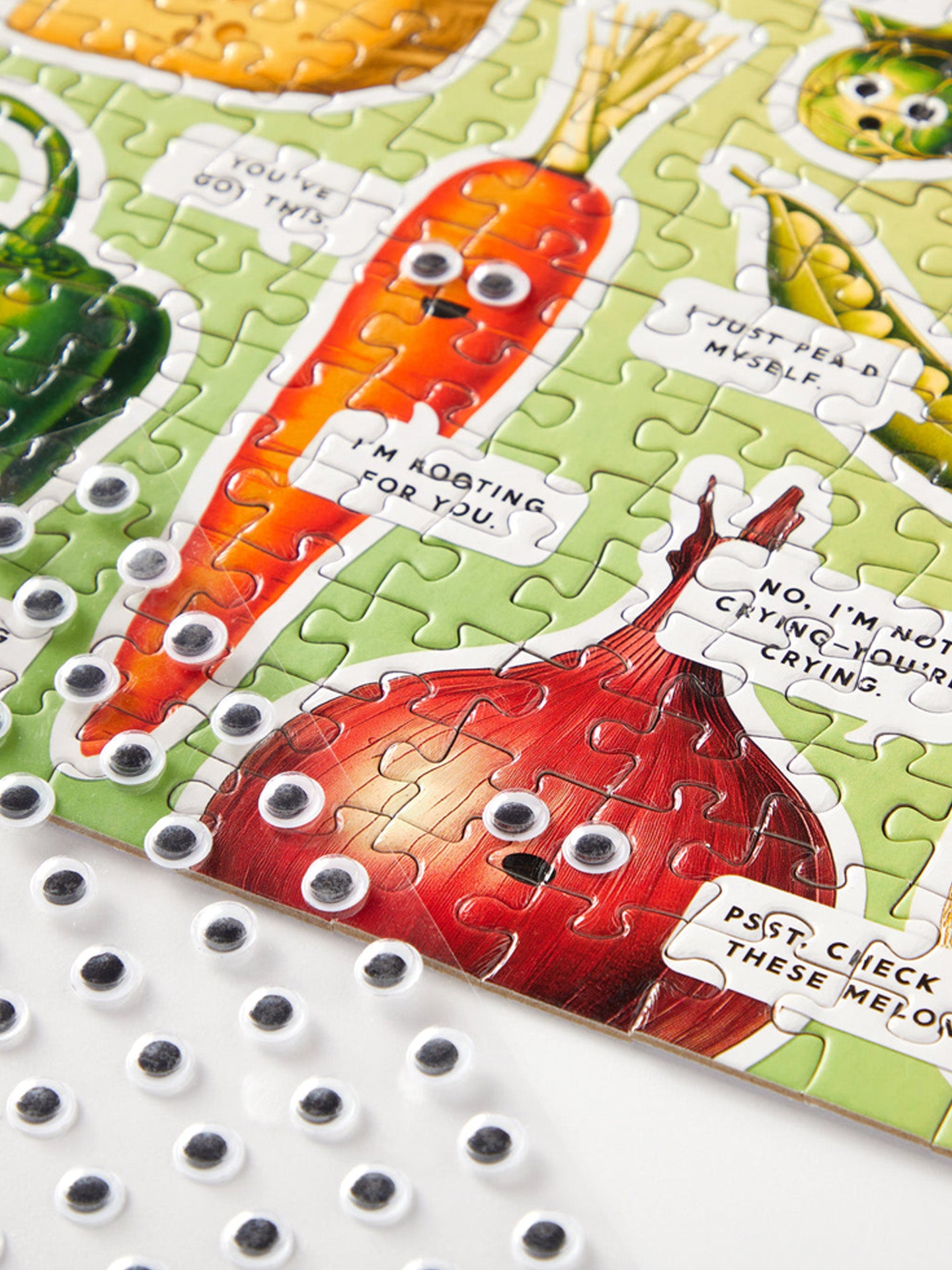 Googly food puzzle (1000 pcs)
