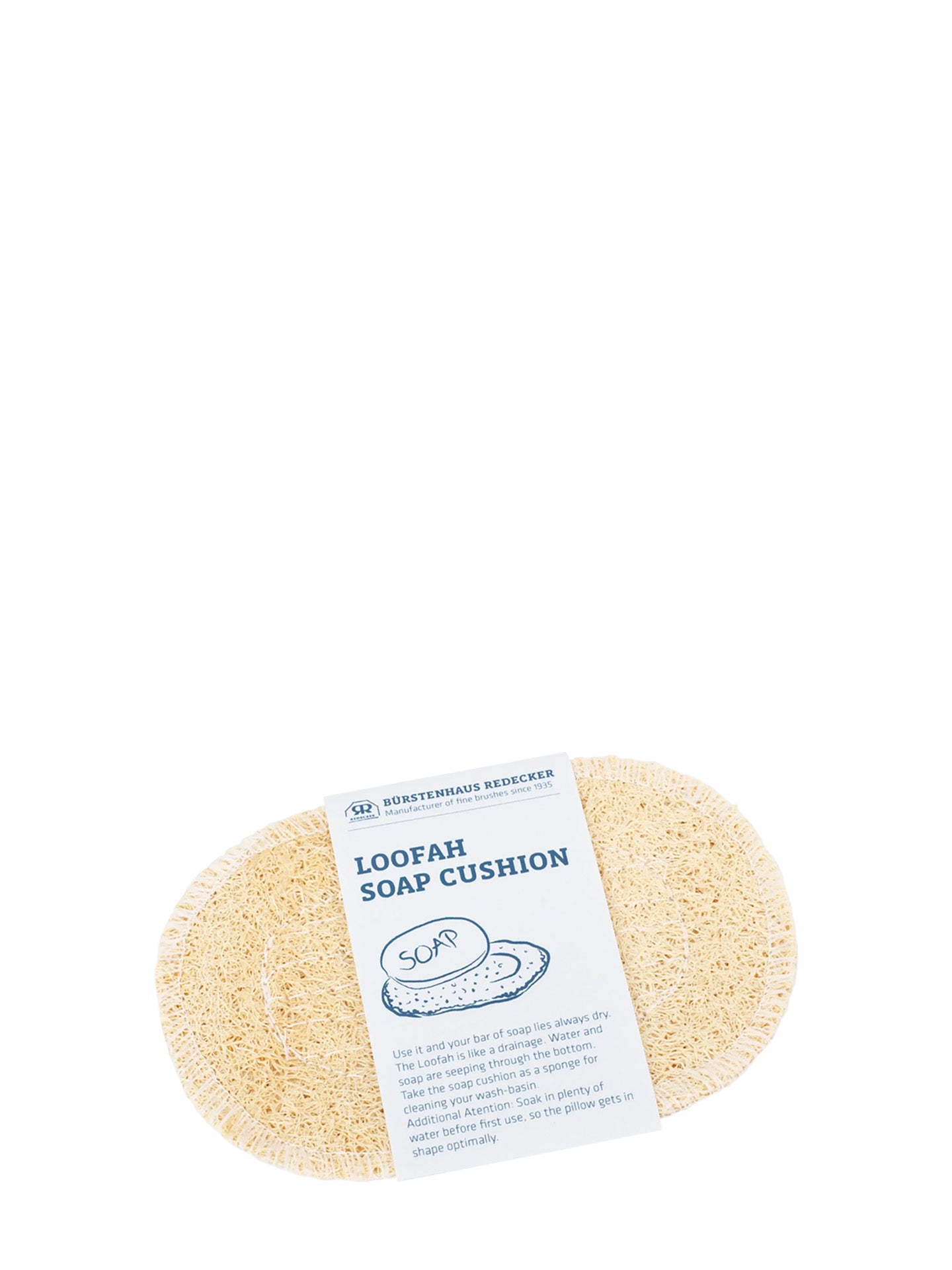 Loofah soap cushion, oval