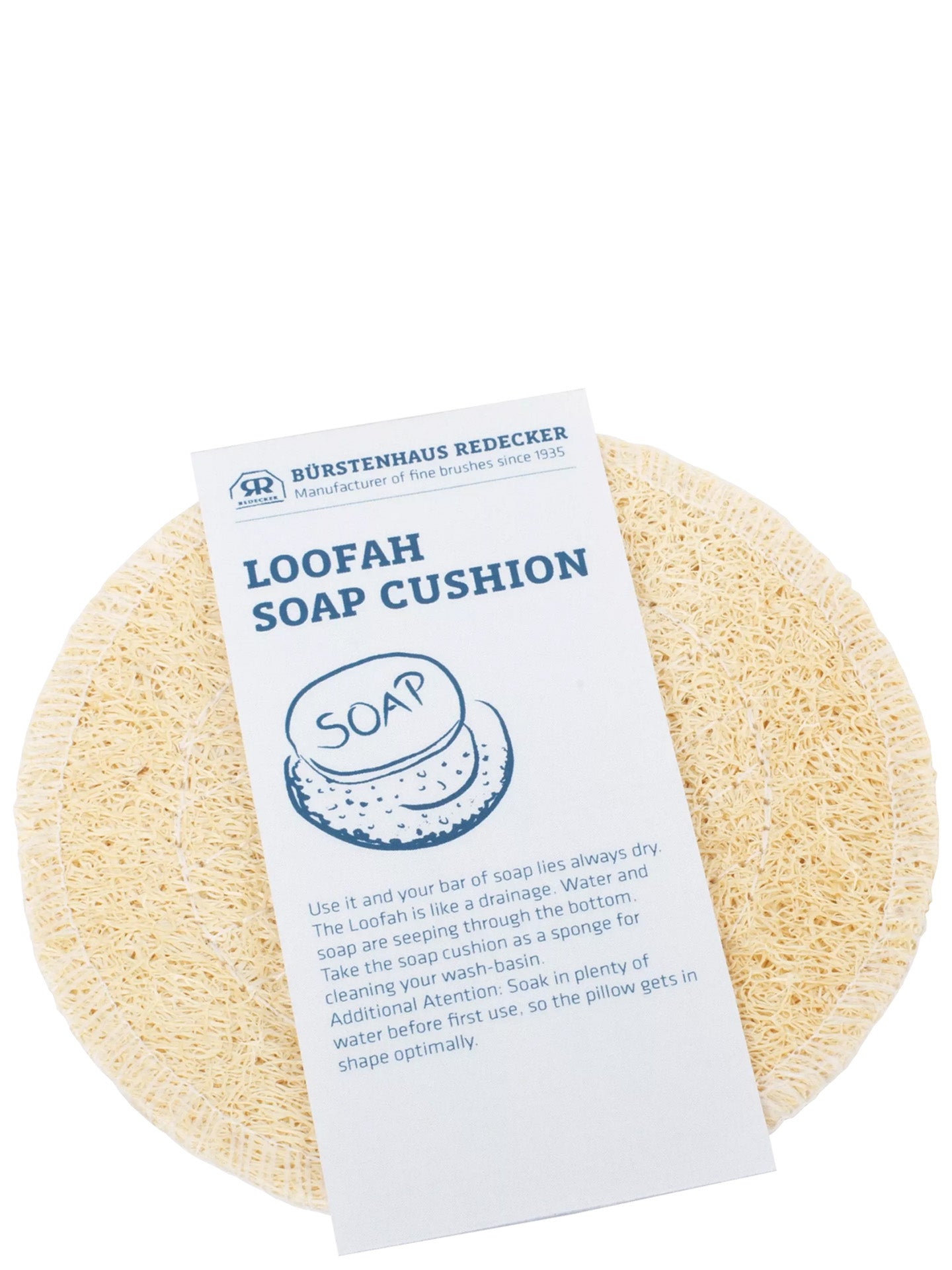 Loofah soap cushion, round