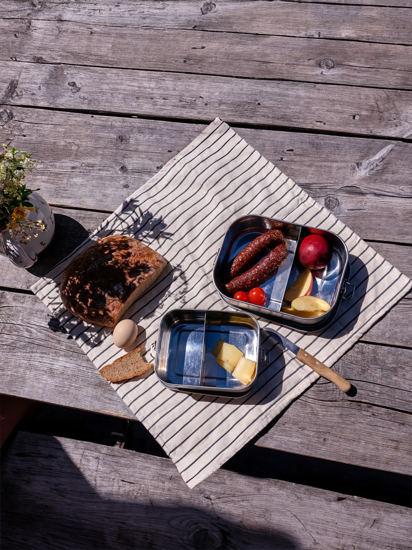 Lunch box, stainless steel