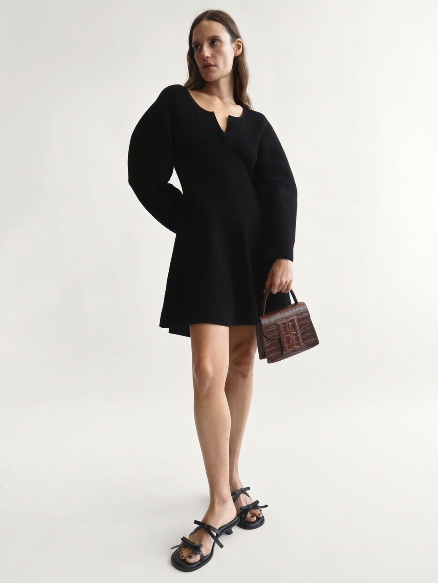 Francesa dress, black