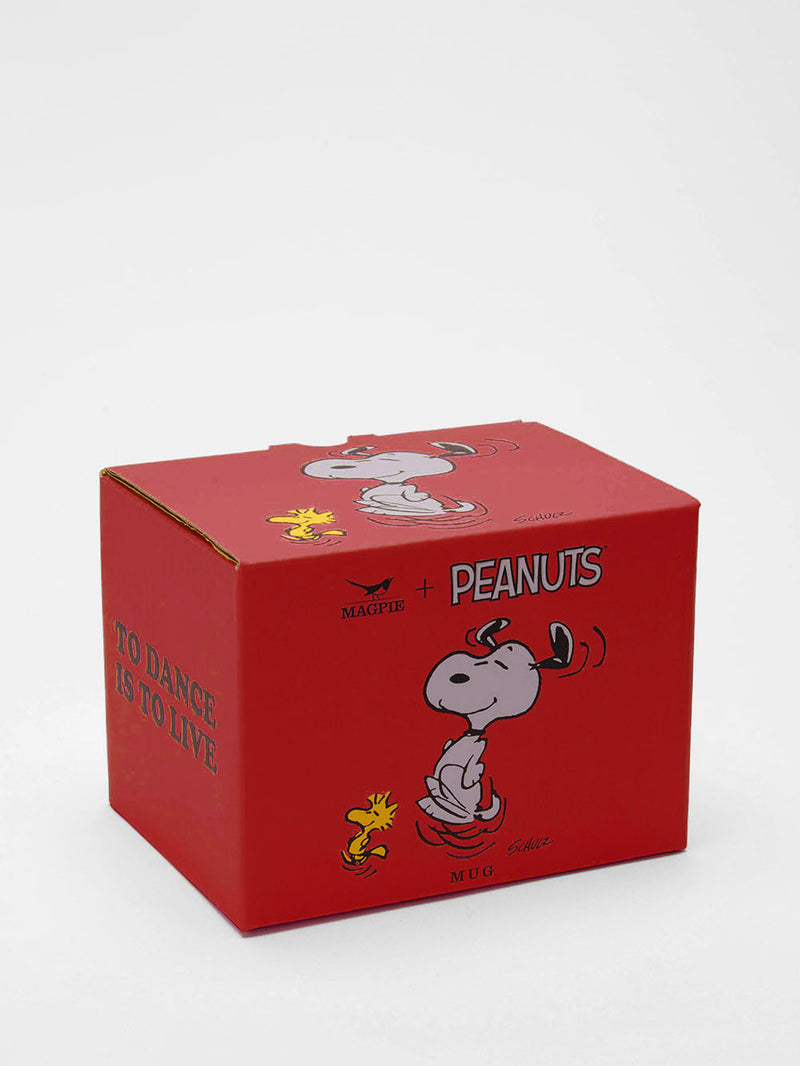 To dance is to live Snoopy and Woodstock Peanuts mug