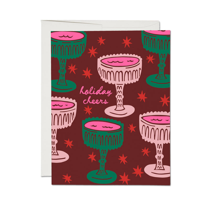 Crystal cheers Christmas card