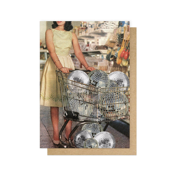 Supermarket, large greeting card for all occasions