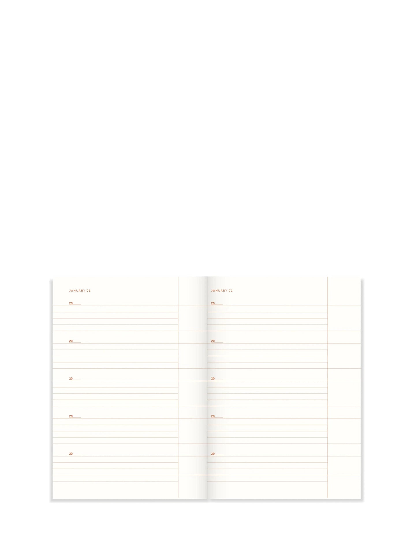 A-Journal One Line A Day - Pink Checkered