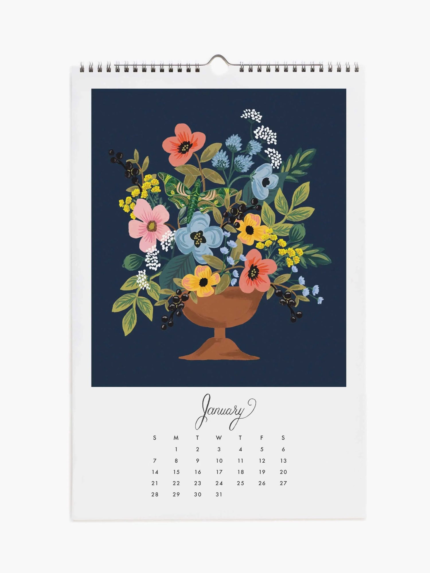 Flower Studies Wall Calendar 2024