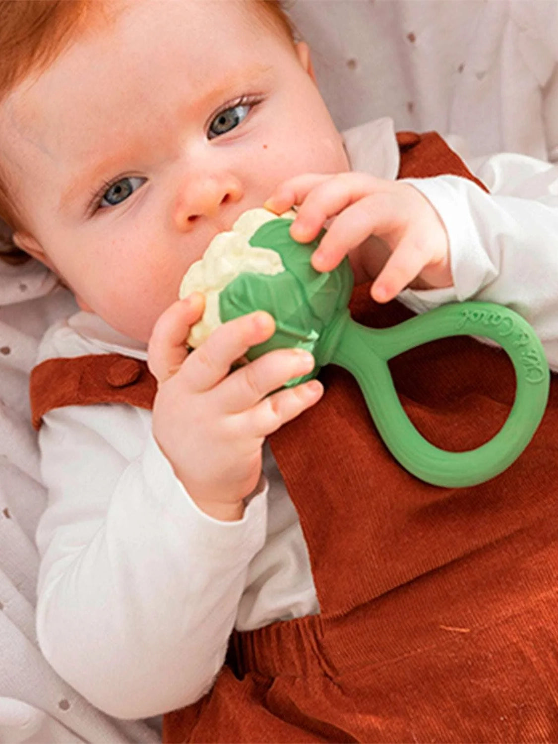 Cauliflower rattle toy