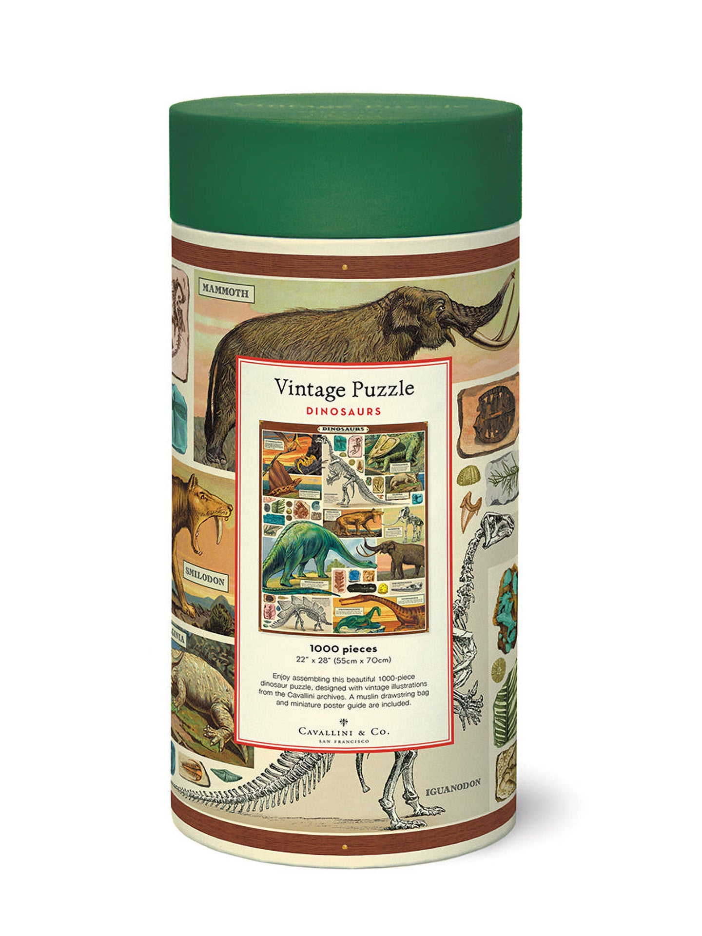 Vintage puzzle, Dinosaurs (1000 pcs)