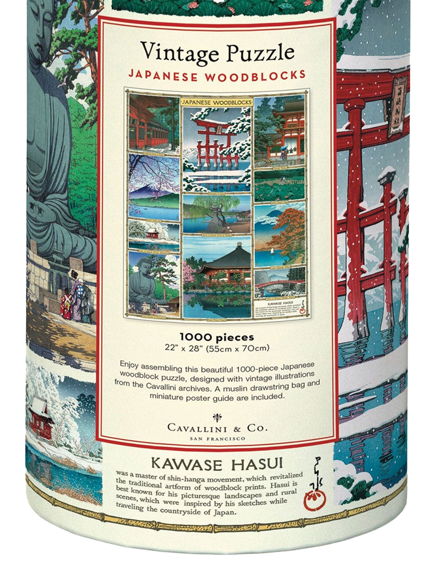 Vintage puzzle, Japanese woodblocks (1000 pcs)