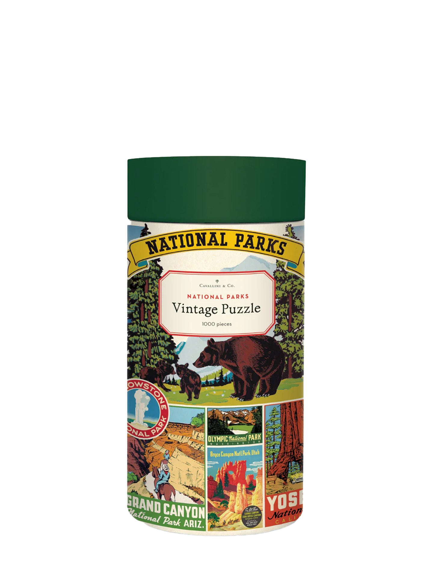 Vintage puzzle, National parks (1000 pcs)
