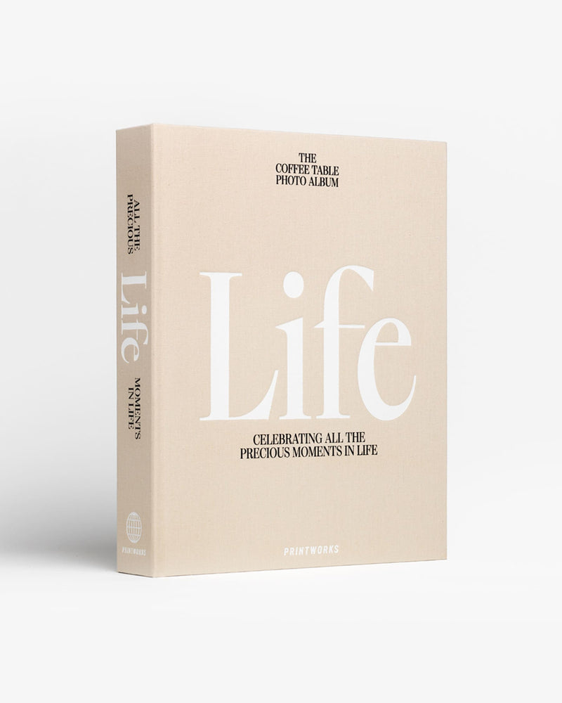 Photo Album Life, beige (large)