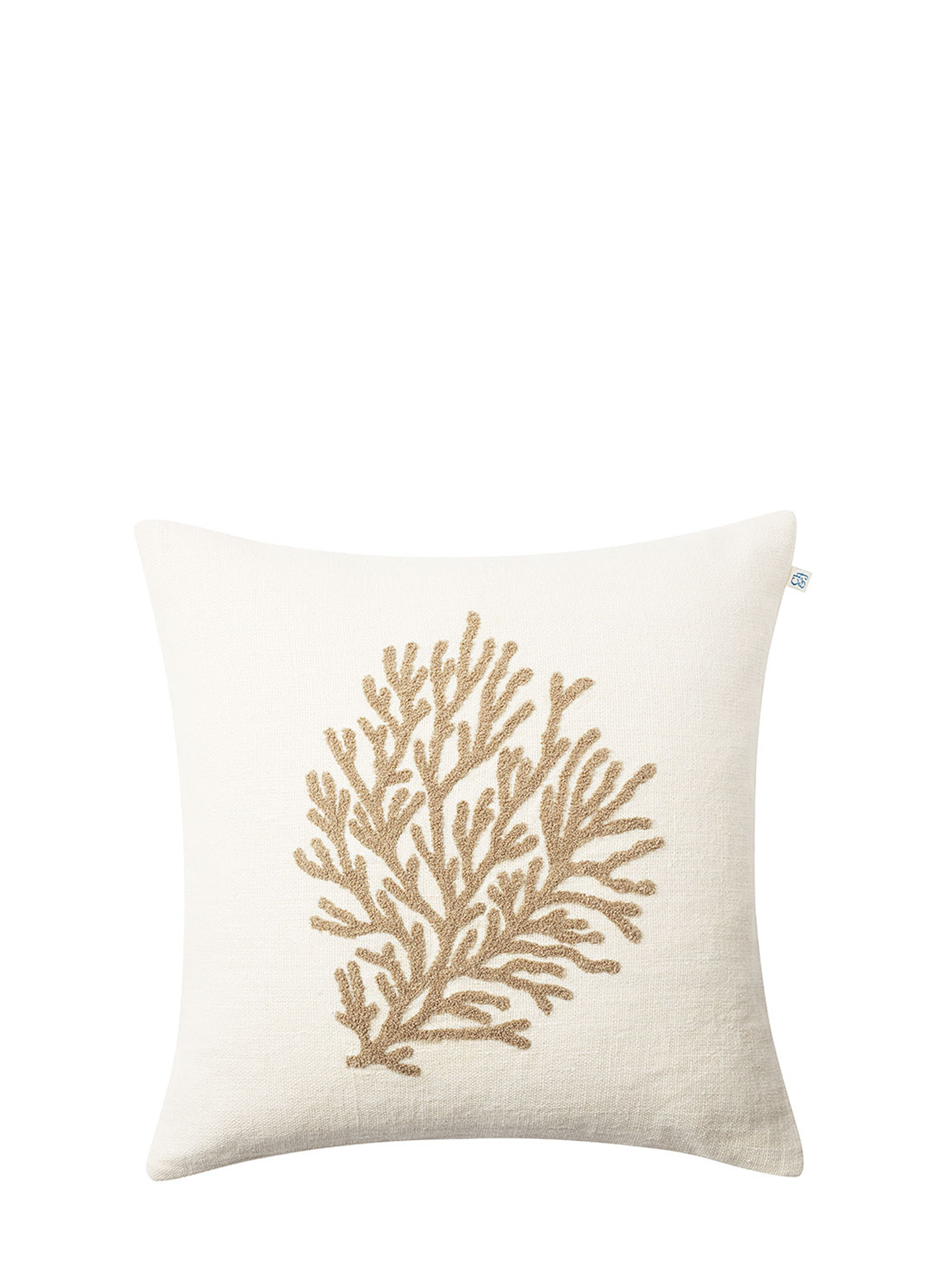 Coral Cushion Cover, Khaki