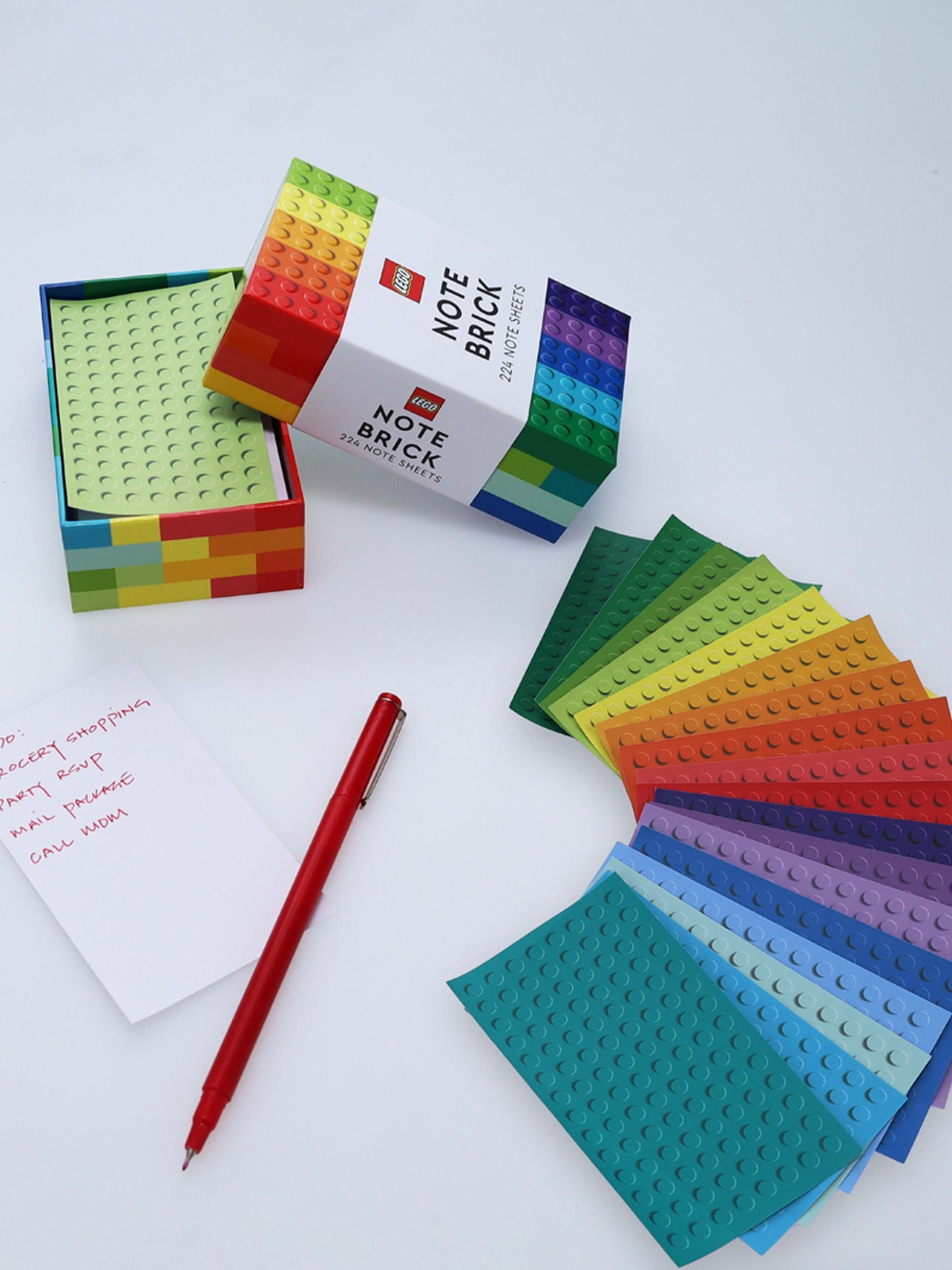 LEGO® note brick, multicolor