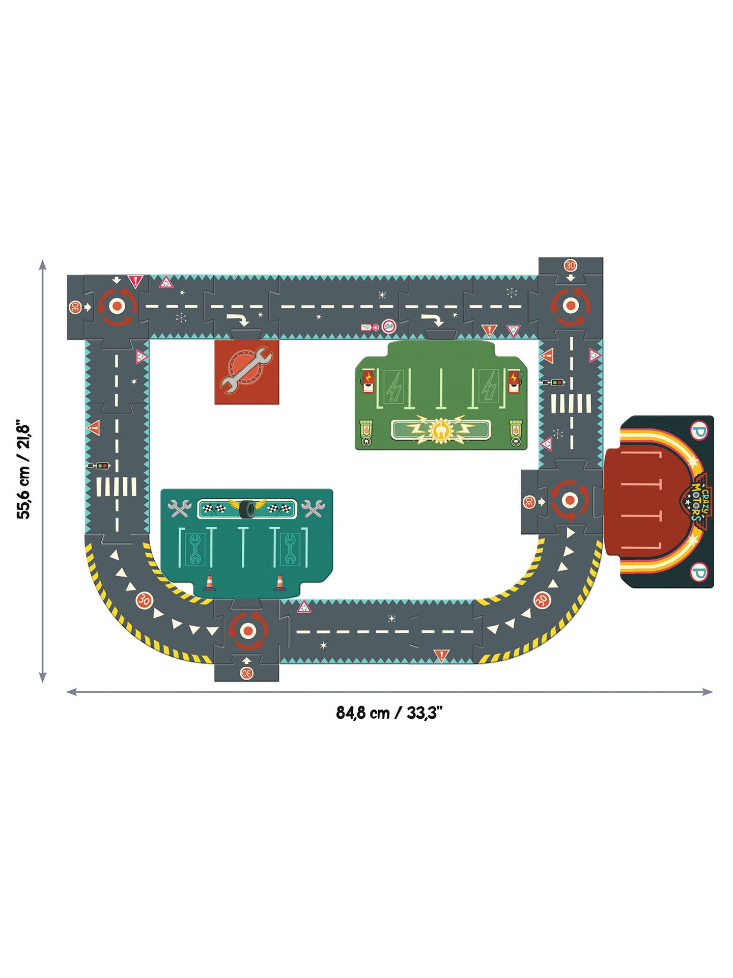 Circuit de ville puzzle (24 pcs)