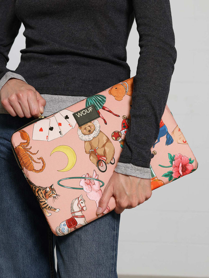 Circus laptop sleeve, small (13" & 14")