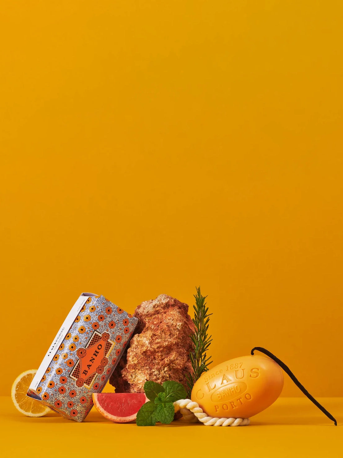 Banho soap bar on a rope, lemon verbena (350g)