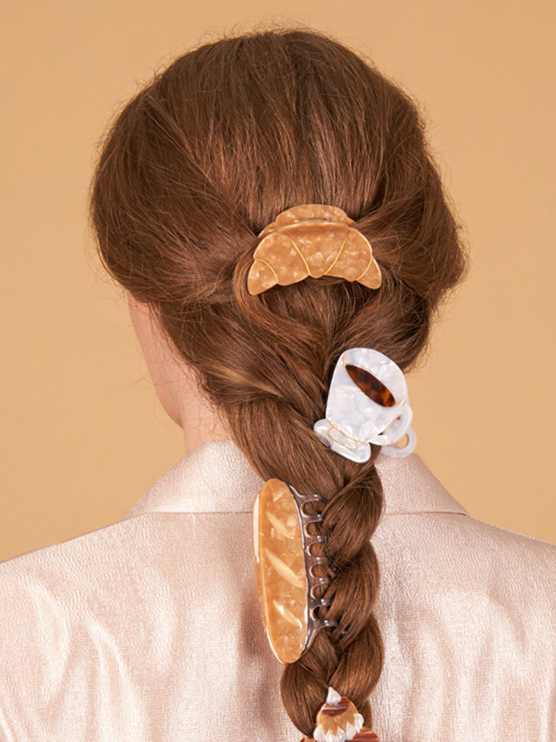 Croissant french barrette clip